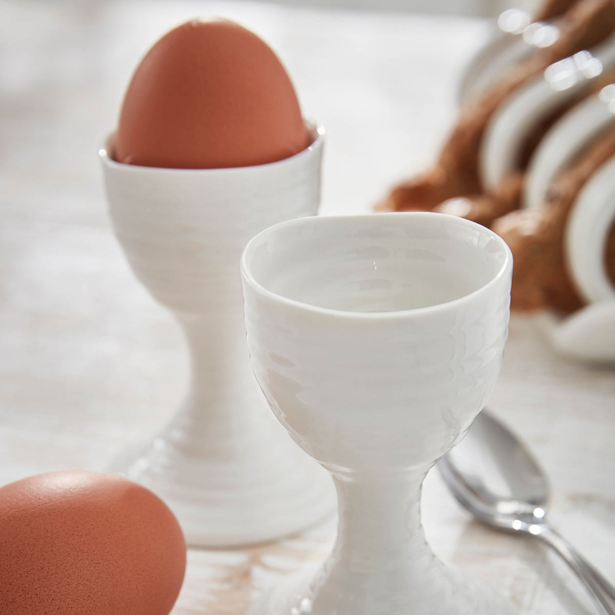 Sophie Conran for Portmeirion Egg Cups - Set of 2 9cm tall Boxed Set