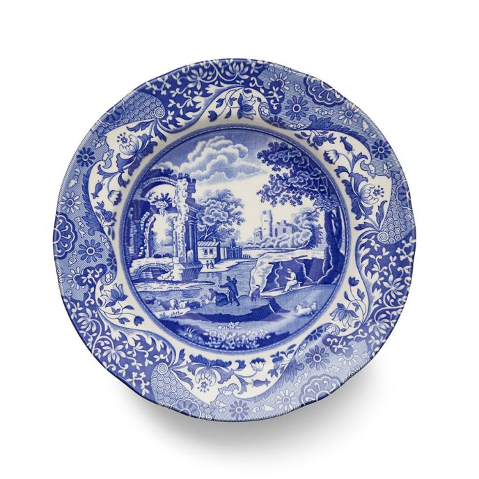 Blue Italian Soup Plates 23cm
