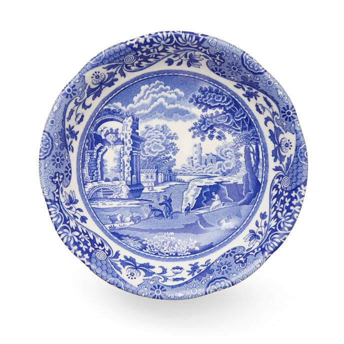 Blue Italian Set of 4 Small Cereal Bowls 16cm