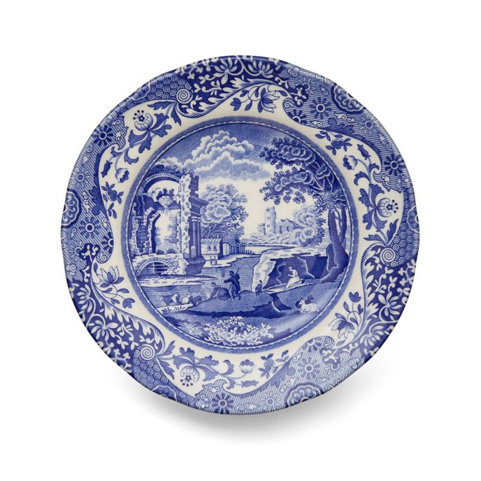 Blue Italian Set of 4 Tea Plates 15cm