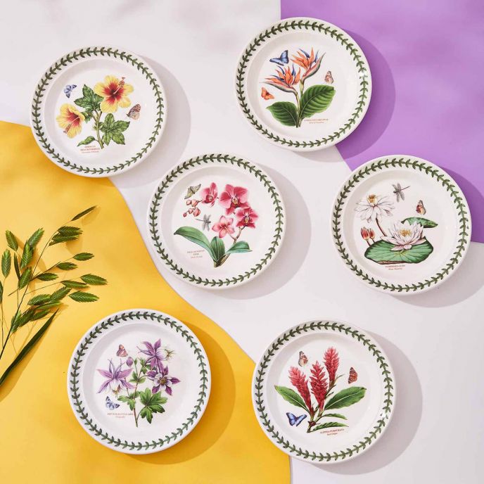 Exotic Botanic Garden Set of 6 Side Plates