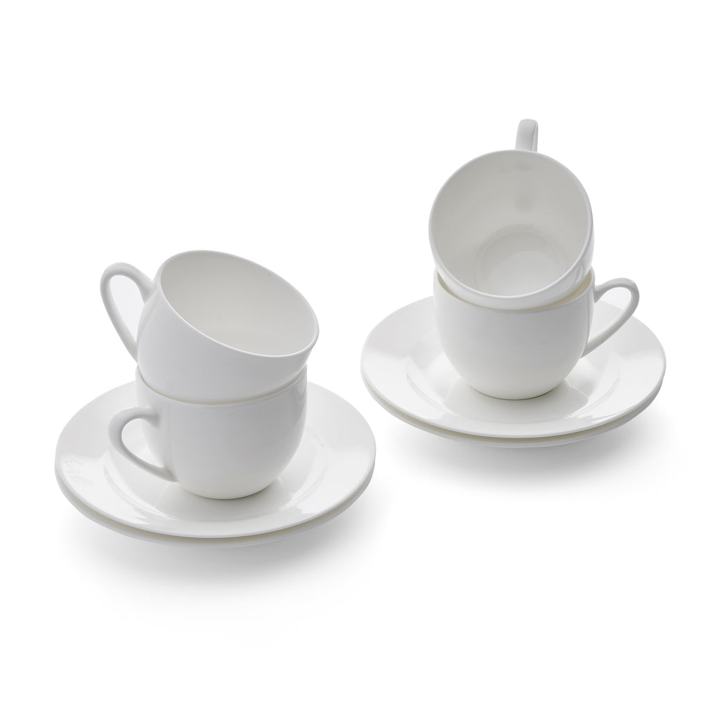Royal Worcester Serendipity Teacup & Saucer 0.22L Set of 4