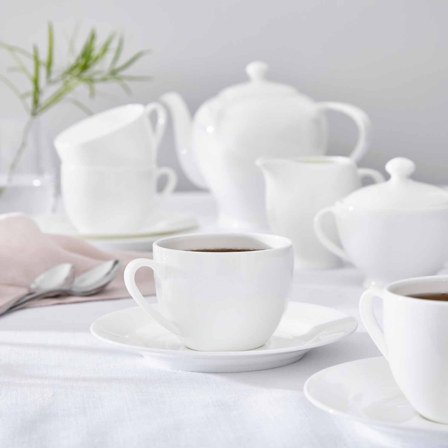 Royal Worcester Serendipity Teacup & Saucer 0.22L Set of 4
