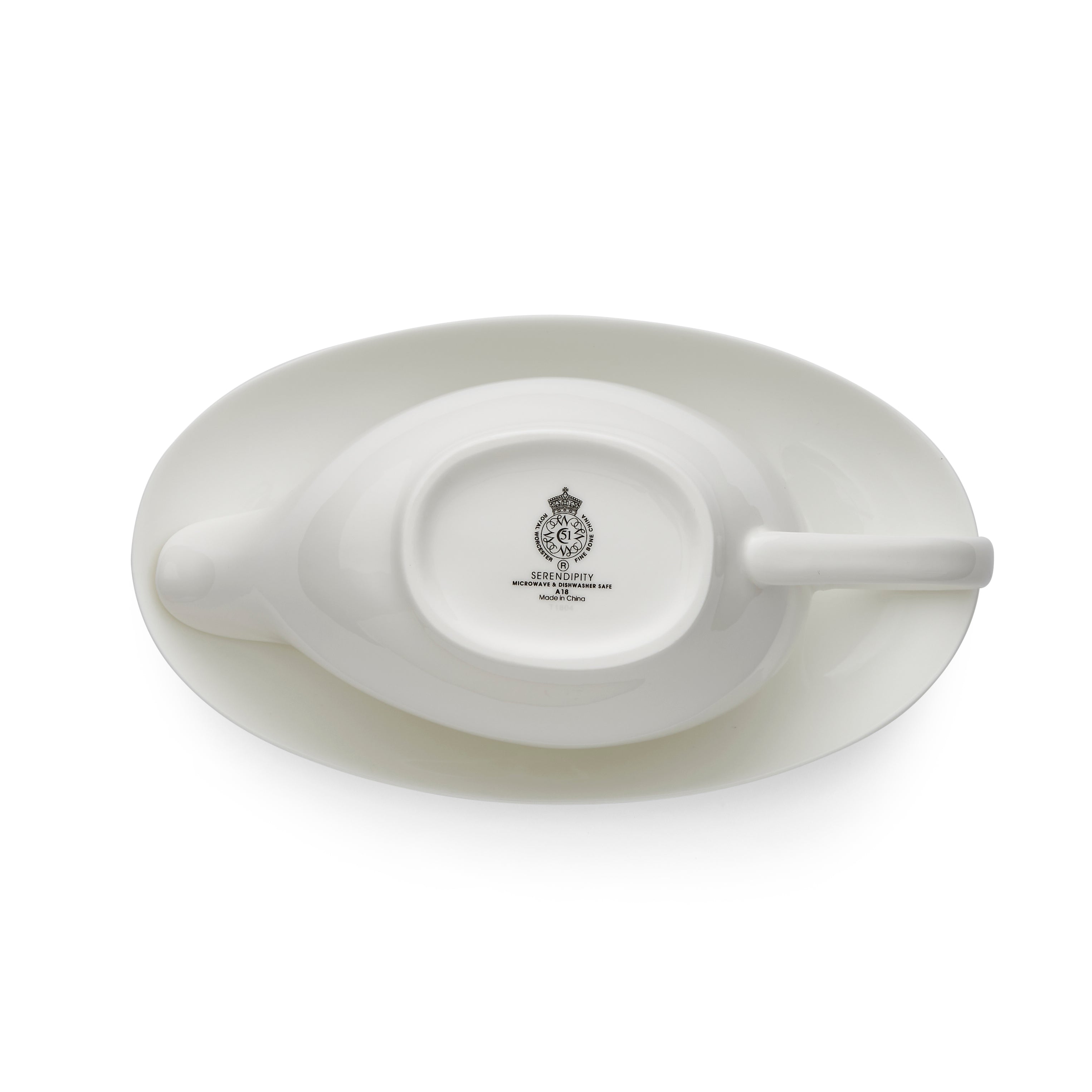 Royal Worcester Serendipity Gravy Boat and Stand 0.34L Boxed Set