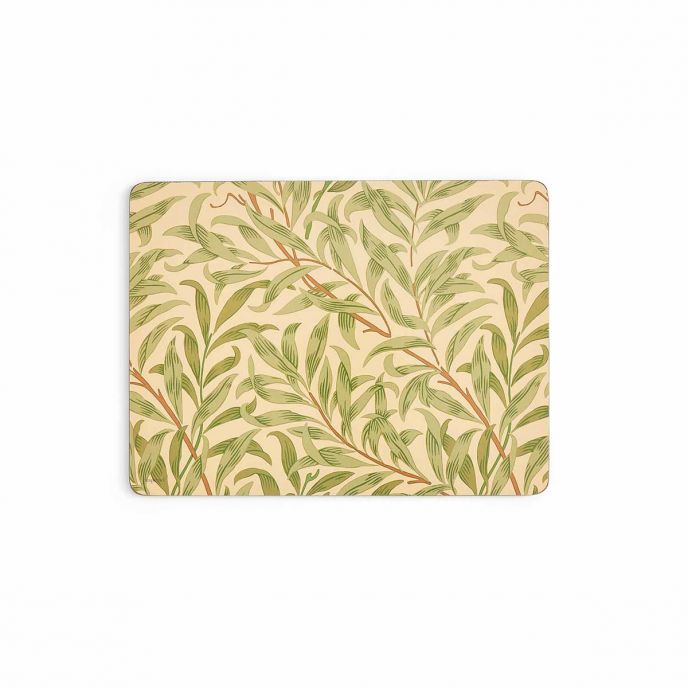 Morris & Co. Willow Bough 6 Placemats, Green