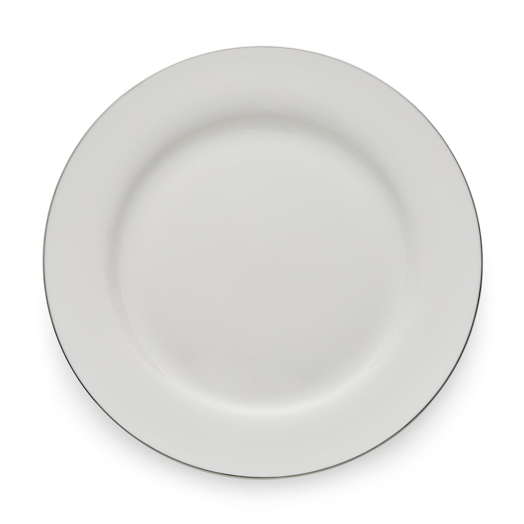 Serendipity Platinum Plate - Rimmed 27cm Set of 4