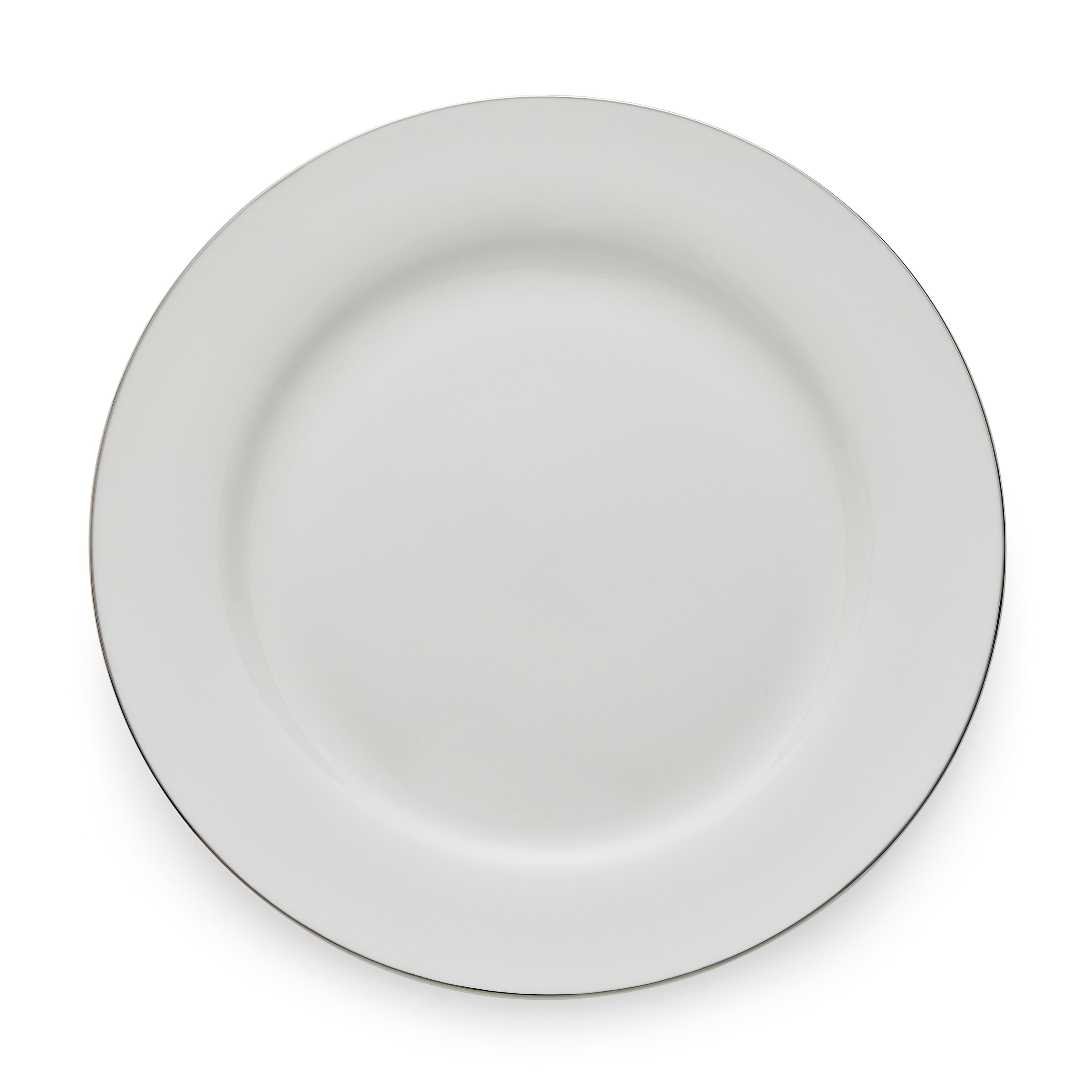 Serendipity Platinum Plate - Rimmed 27cm Set of 4