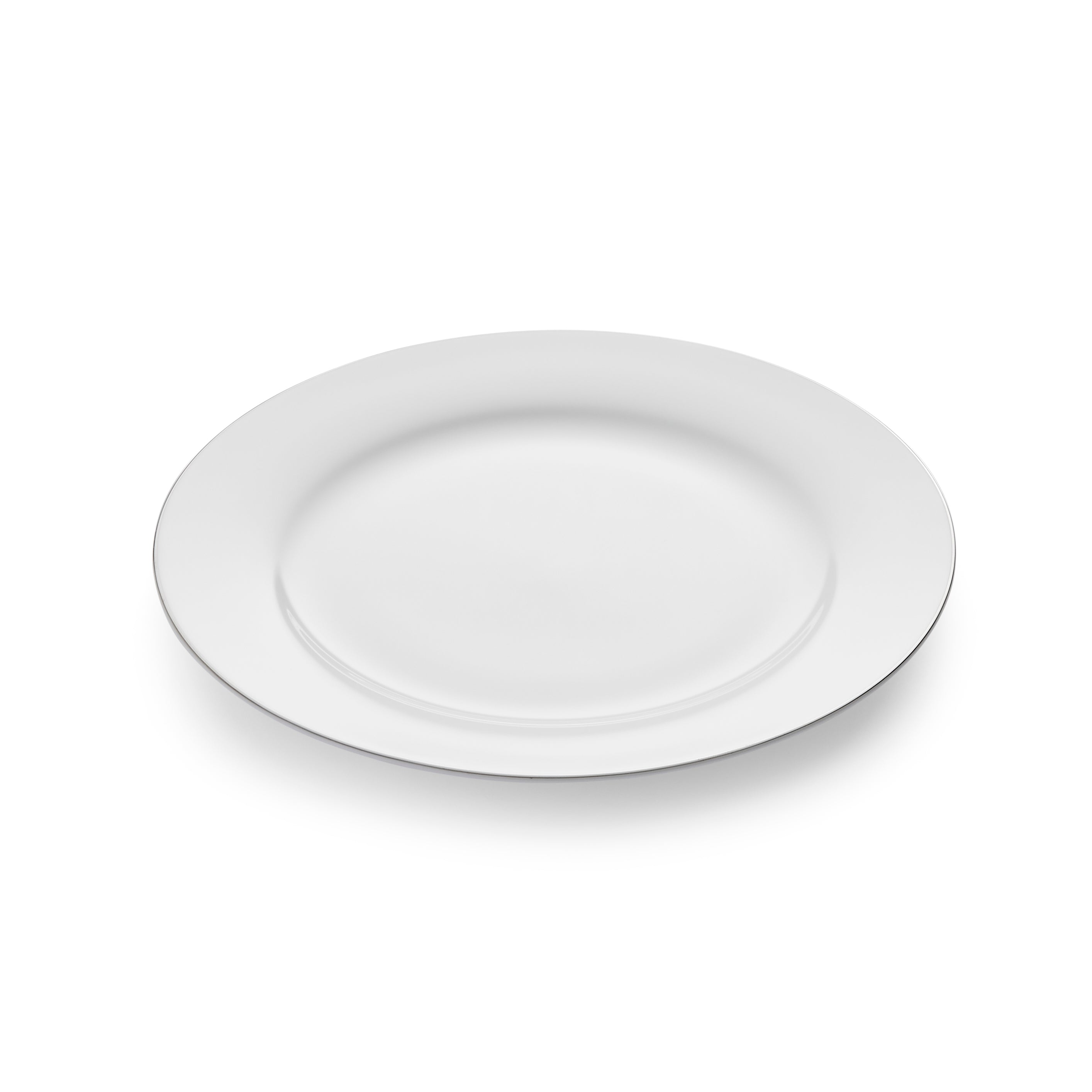 Serendipity Platinum Plate - Rimmed 27cm Set of 4