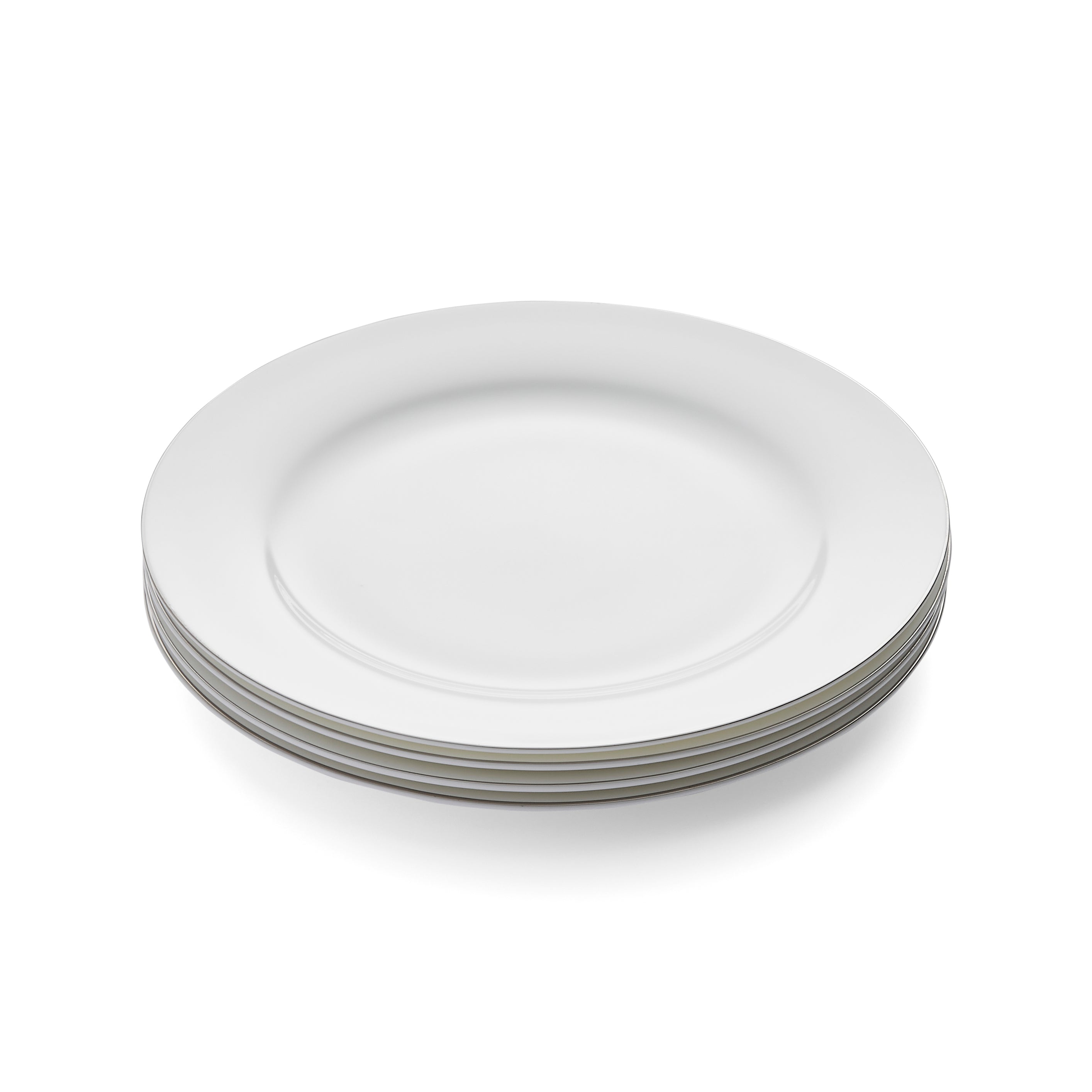Serendipity Platinum Plate - Rimmed 27cm Set of 4