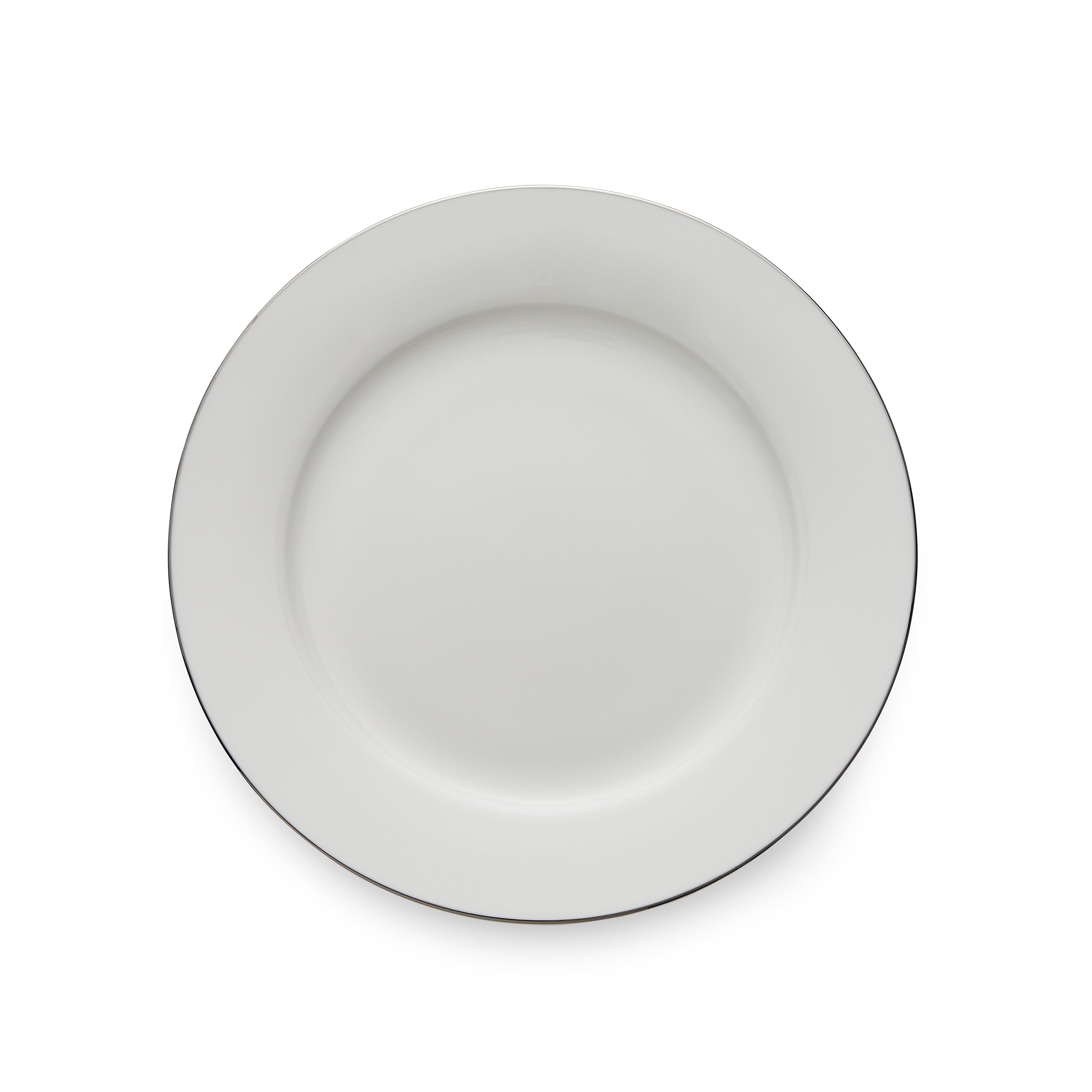 Serendipity Platinum Plate - Rimmed 20cm Set of 4