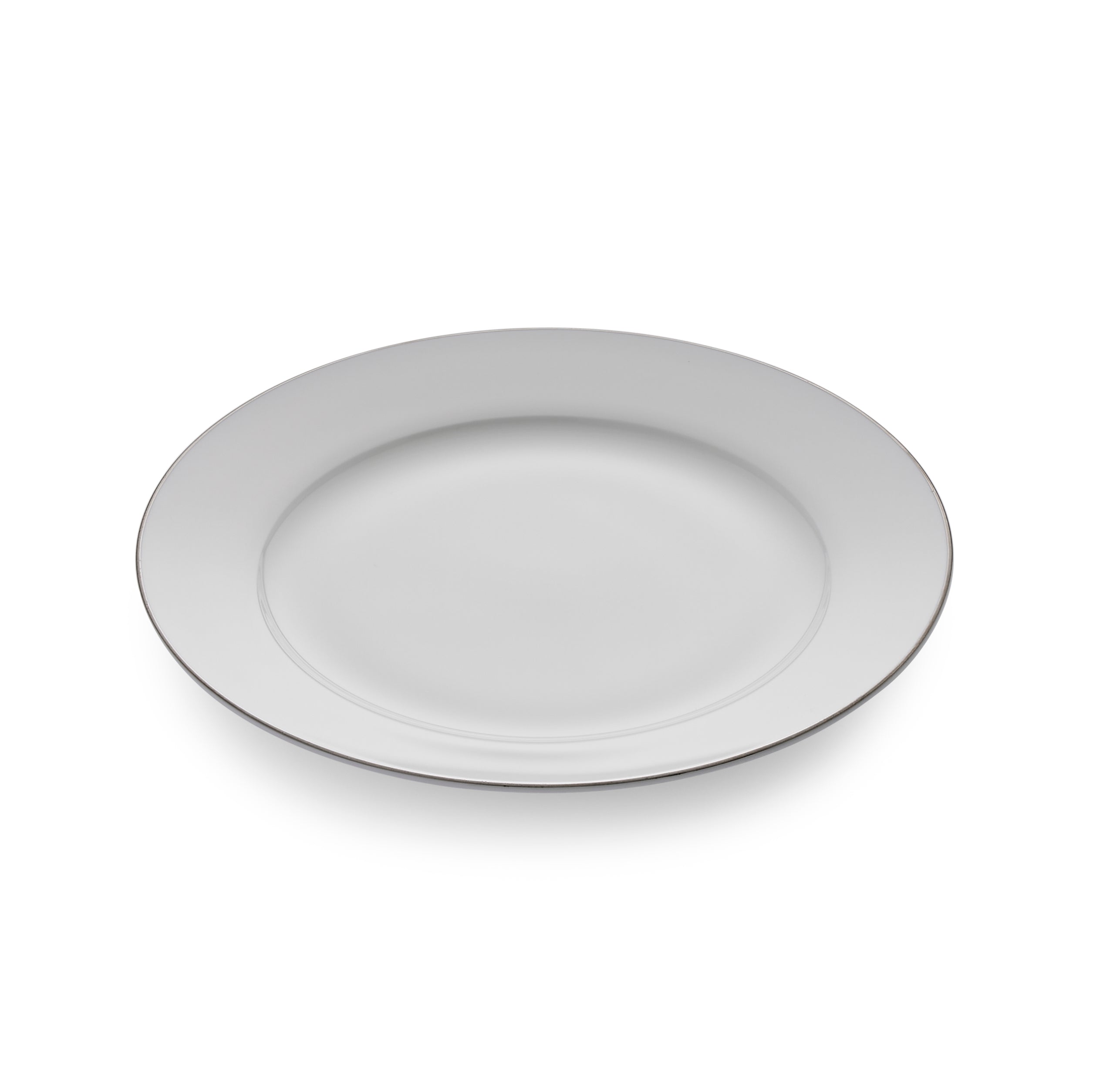 Serendipity Platinum Plate - Rimmed 20cm Set of 4