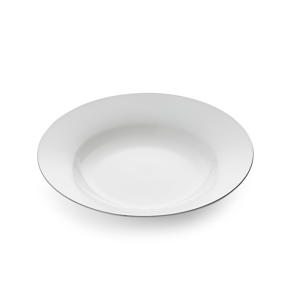 Serendipity Platinum Soup Plate 23.5cm Set of 4