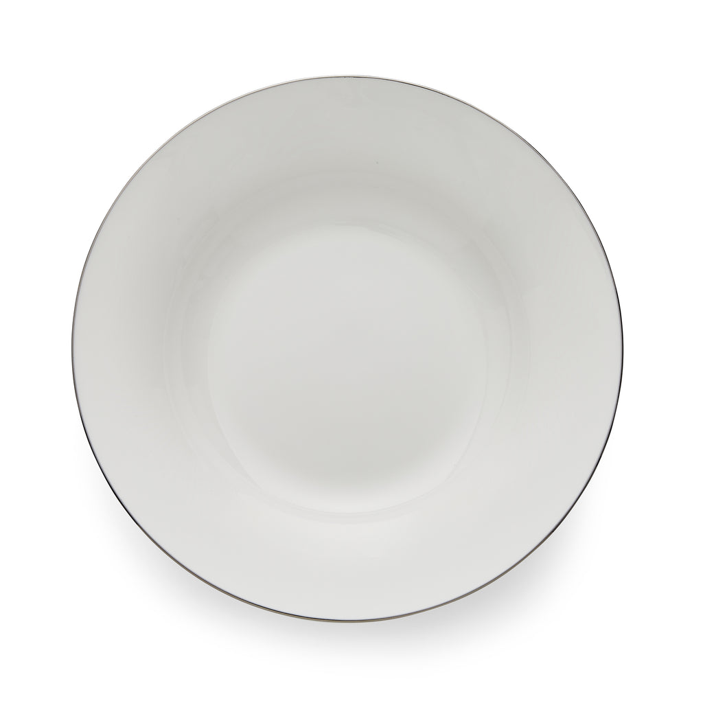 Serendipity Platinum Soup Plate 23.5cm Set of 4