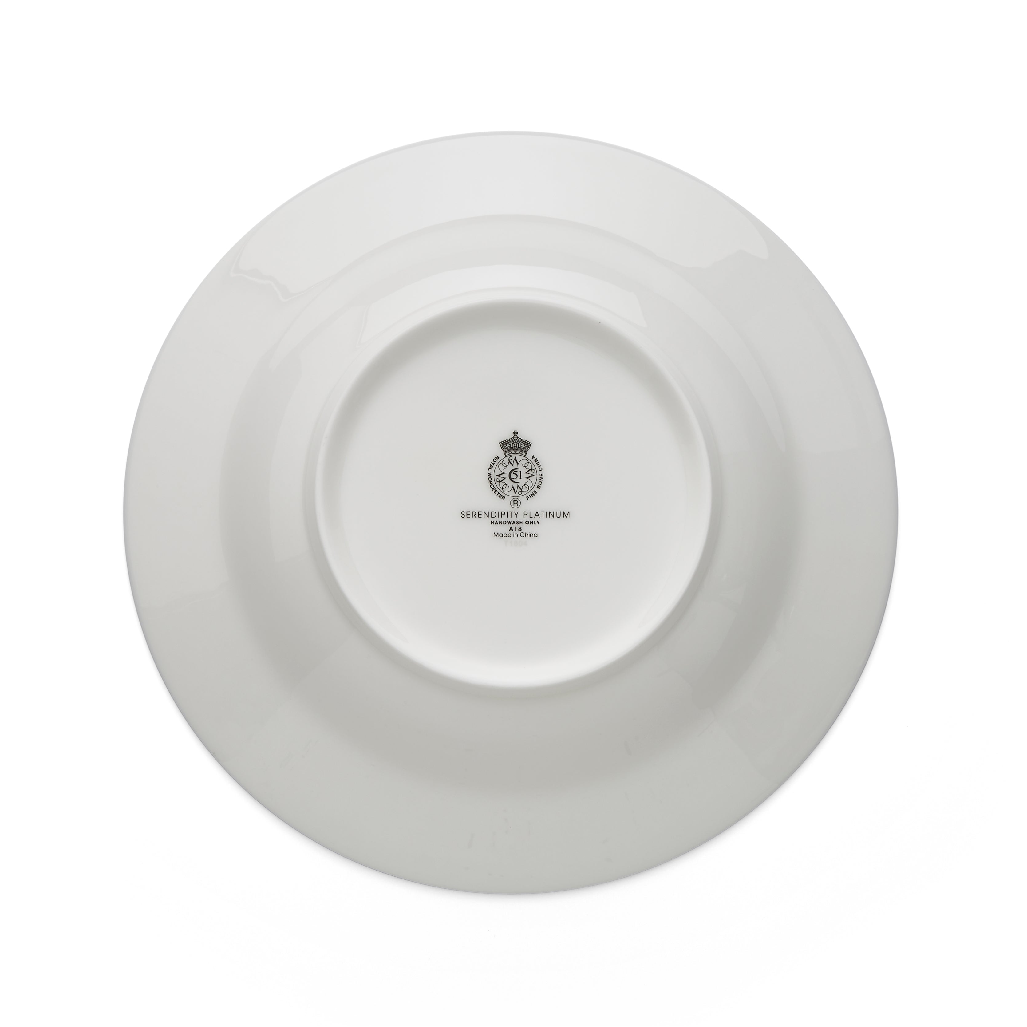 Serendipity Platinum Soup Plate 23.5cm Set of 4