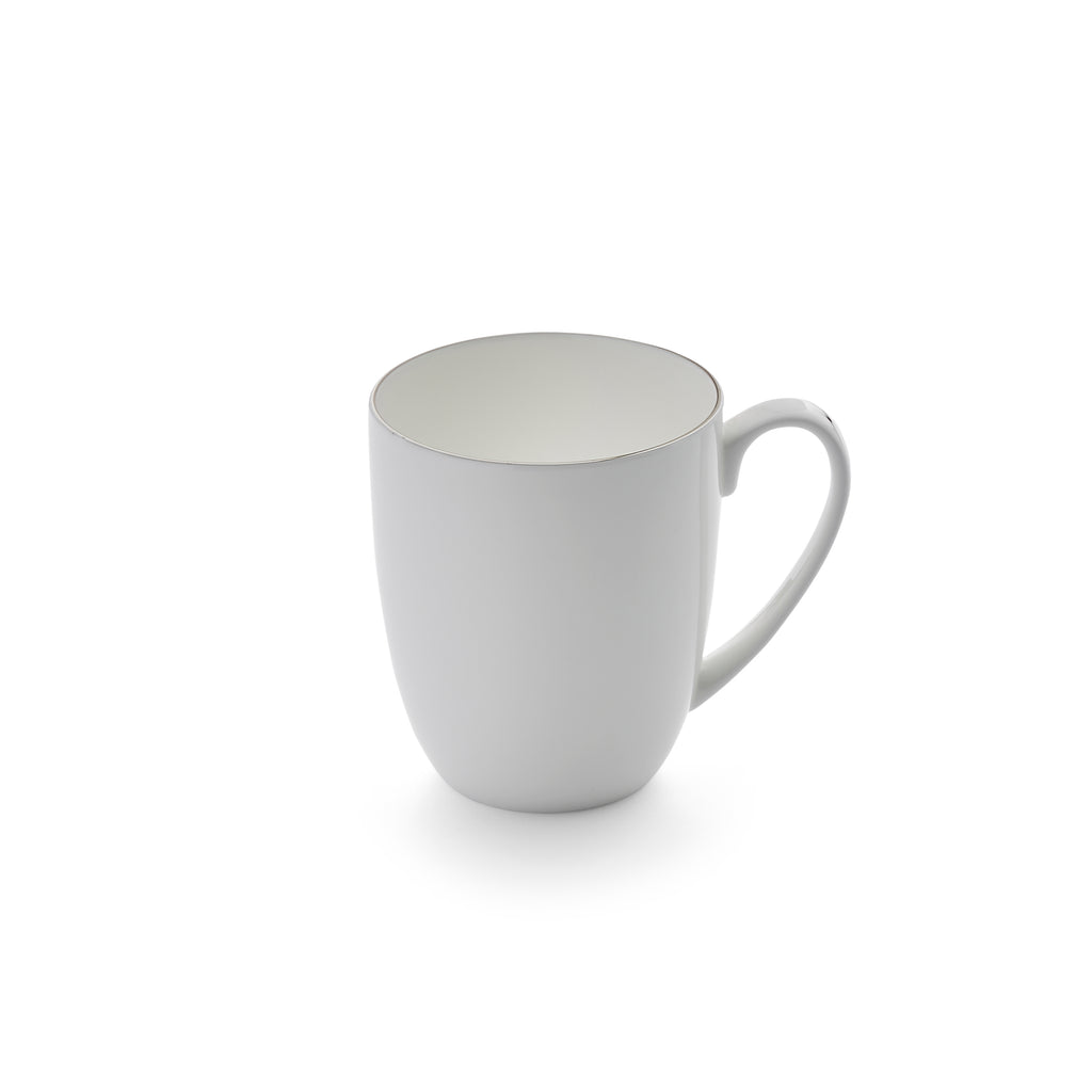 Serendipity Platinum Barrel Shape Mug 0.35L Set of 4