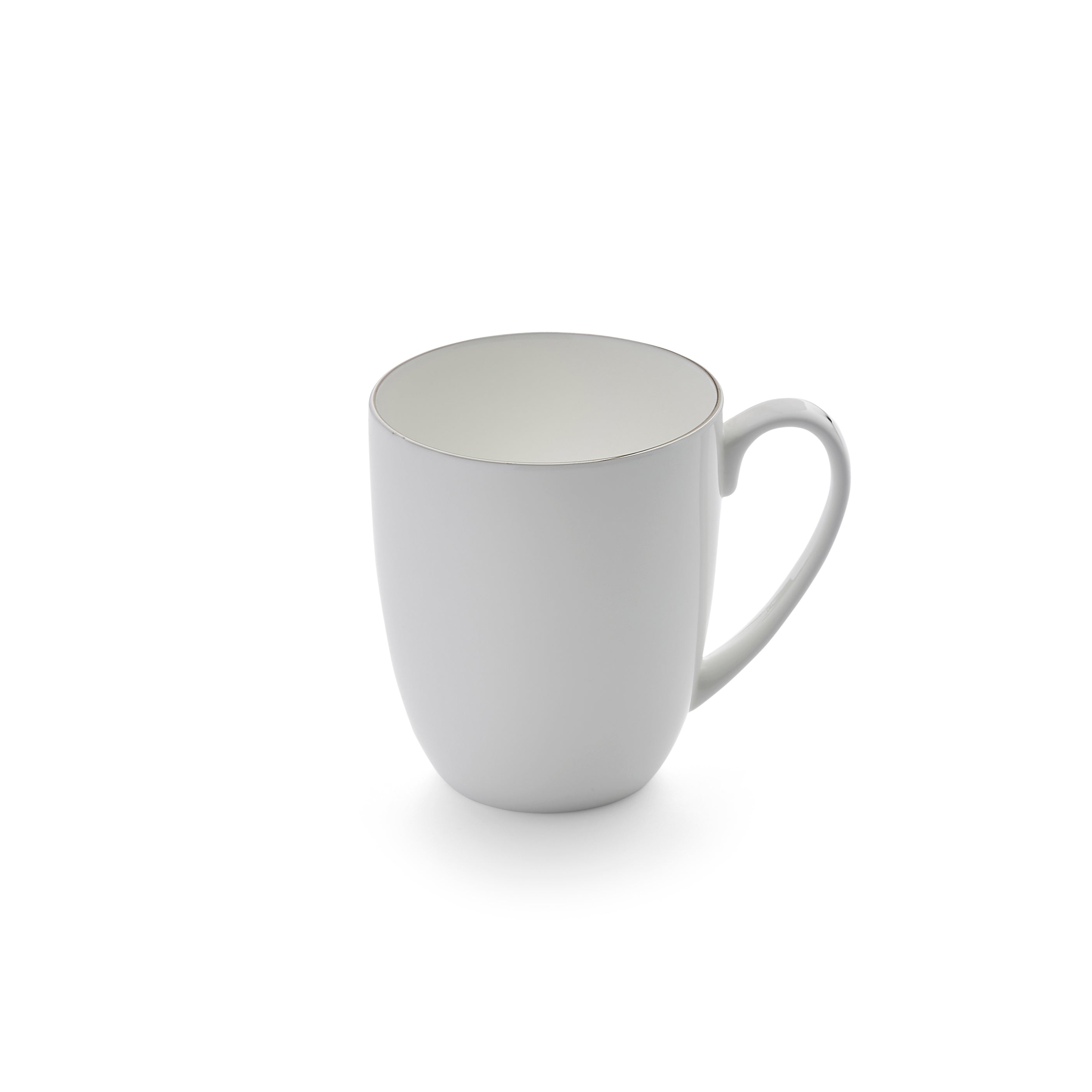Serendipity Platinum Barrel Shape Mug 0.35L Set of 4