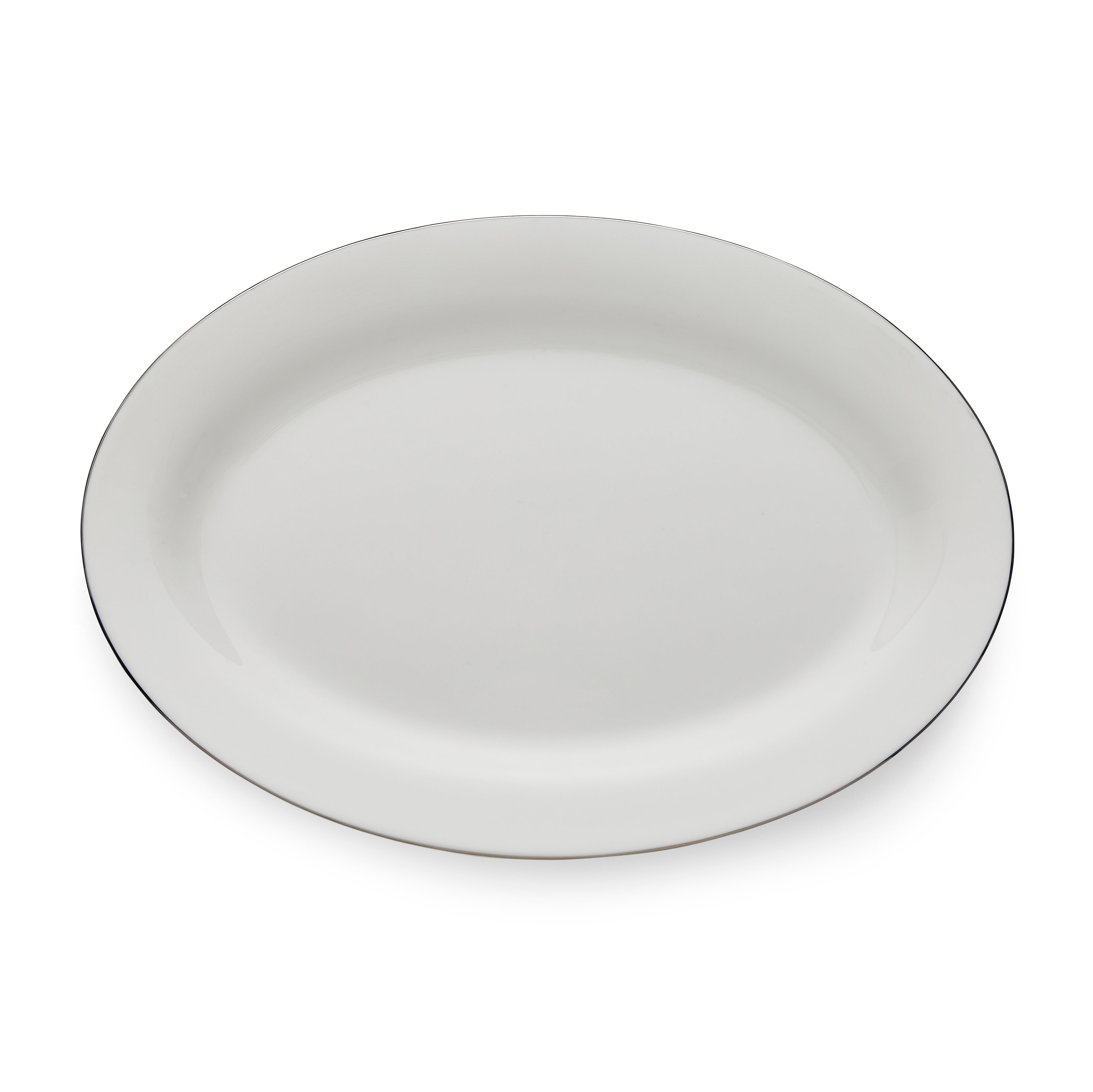 Serendipity Platinum Oval Platter 30cm Single