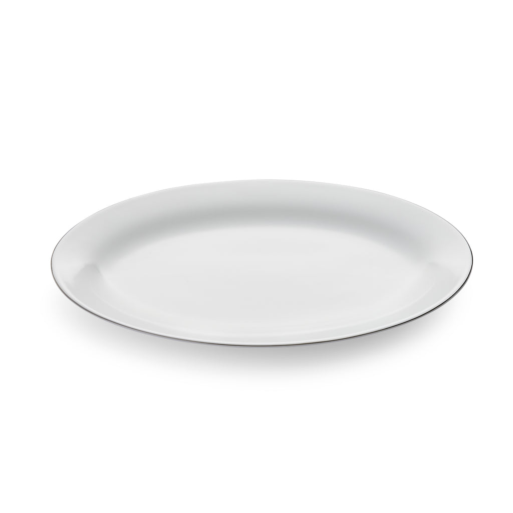 Serendipity Platinum Oval Platter 30cm Single