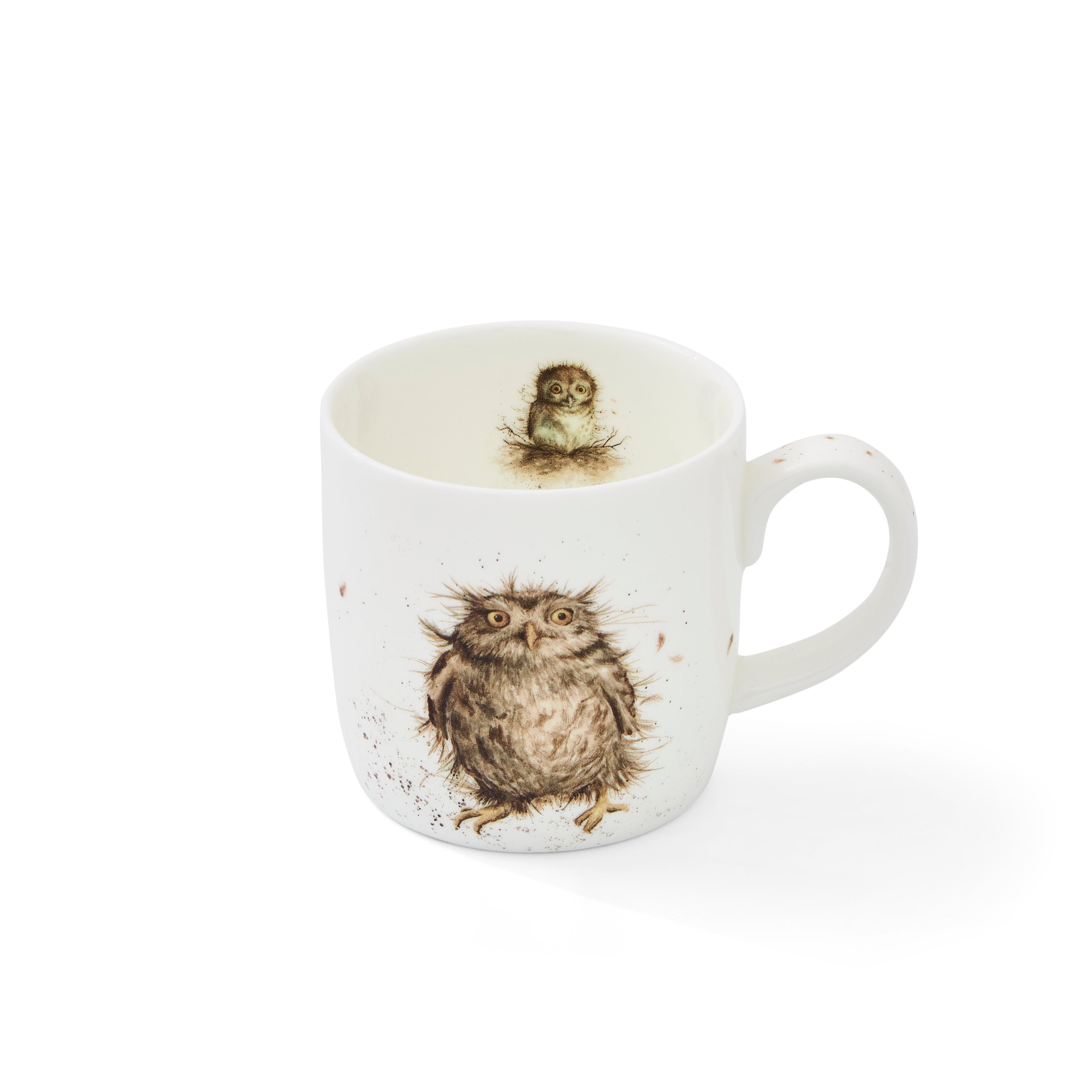 Royal Worcester Wrendale Designs What a Hoot (Owl) 0.31L Set of 6