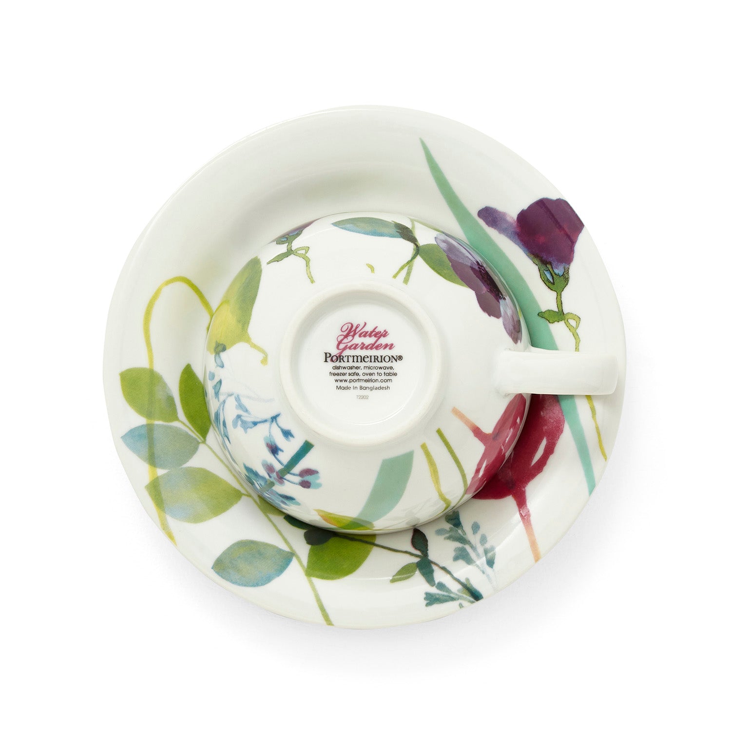 Water Garden (Pre-Order Range) Breakfast Cup & Scr - Set of 4 Cup: 0.3L 
Saucer: 17cm Set of 4