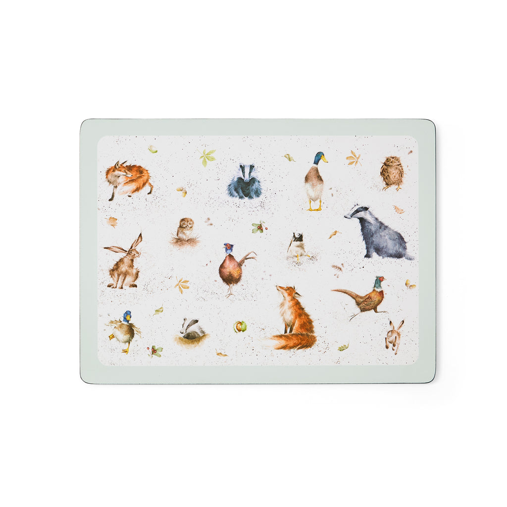 Wrendale Designs Wrendale Large Placemats - Set of 4 40.1 x 29.8cm Boxed Set