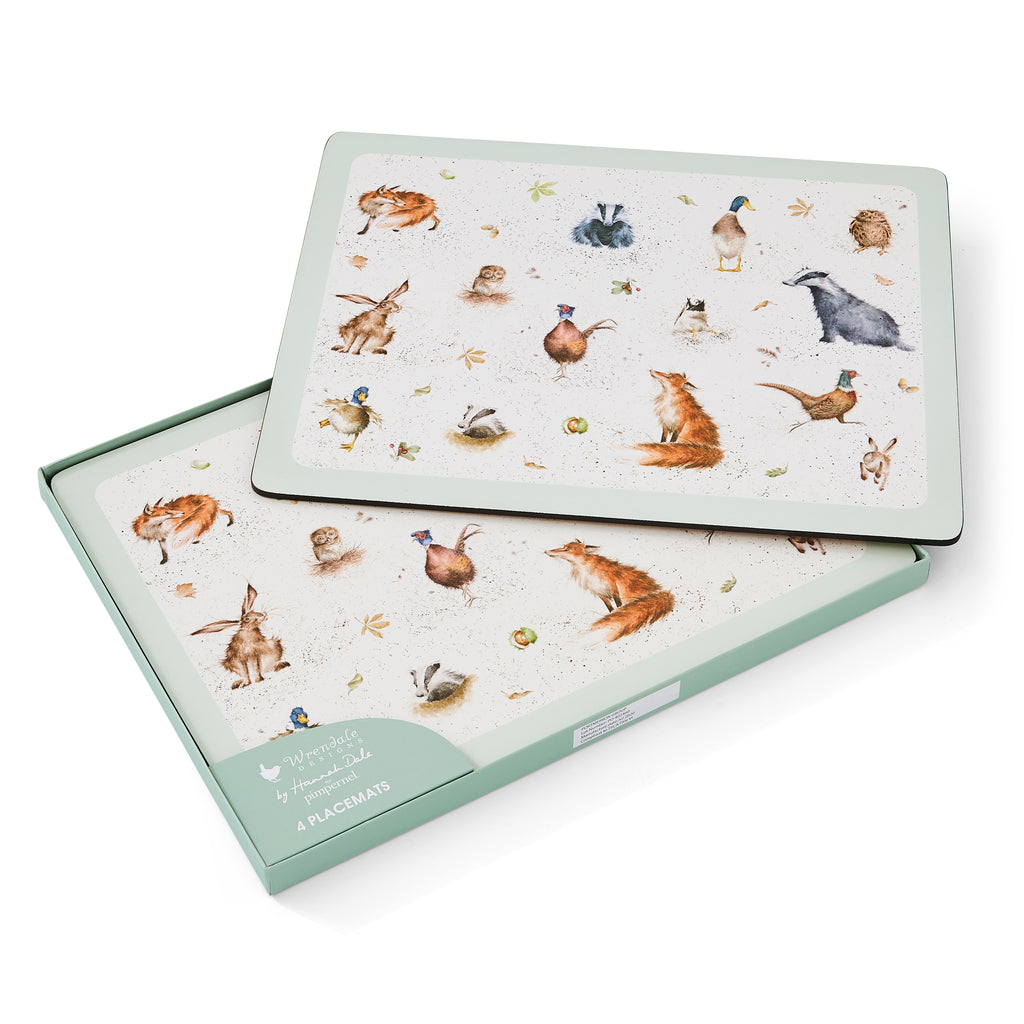 Wrendale Designs Wrendale Large Placemats - Set of 4 40.1 x 29.8cm Boxed Set