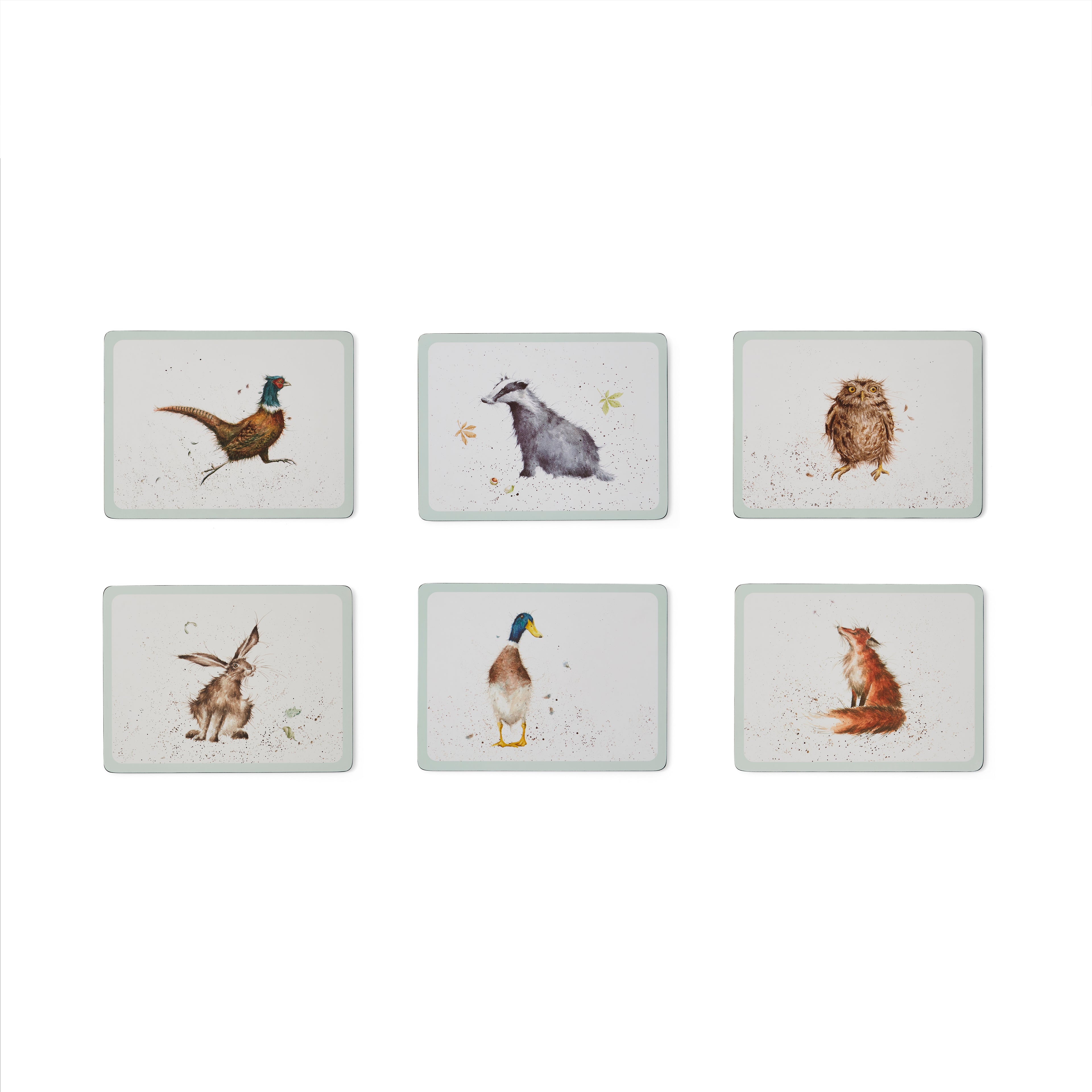 Wrendale Designs Wrendale Placemats - Set of 6 30.5 x 23cm Boxed Set