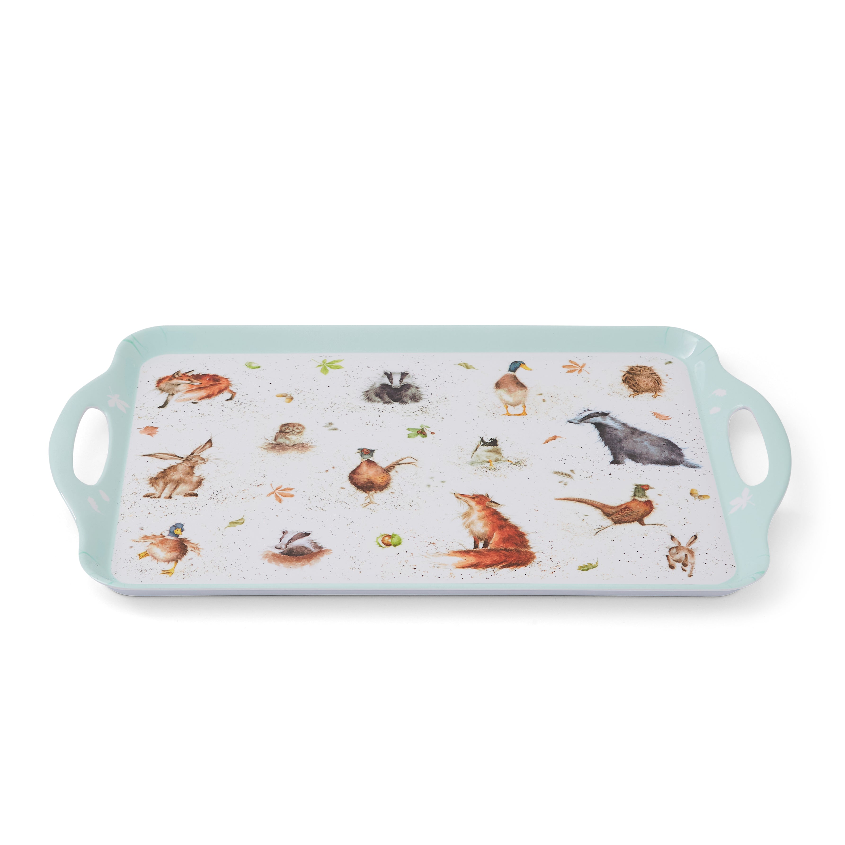 Wrendale Designs Large Handled Tray (Multi) 48 x 29.5cm Single