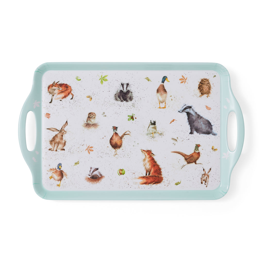 Wrendale Designs Large Handled Tray (Multi) 48 x 29.5cm Single
