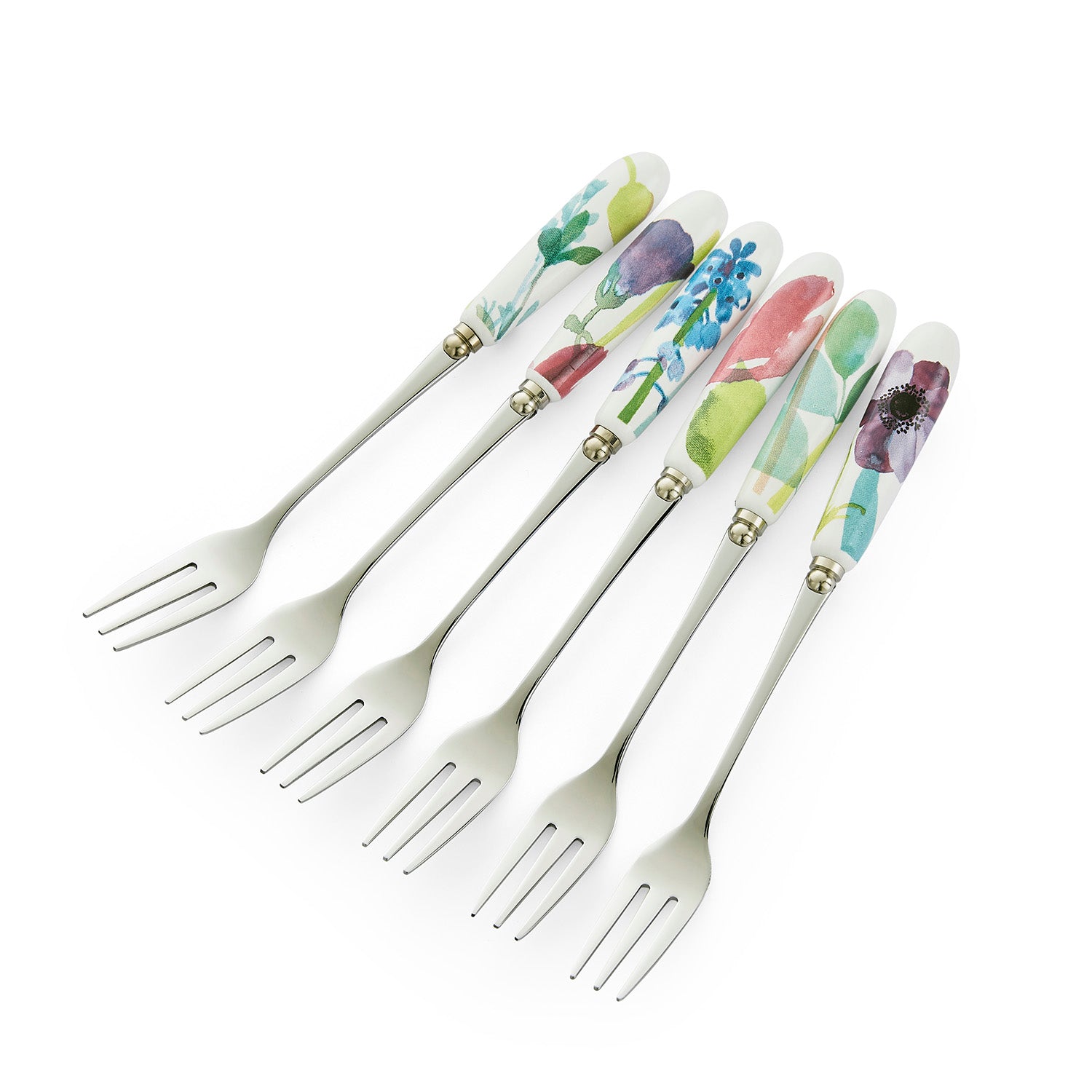 Water Garden (Pre-Order Range) Pastry Forks - Set of 6 15cm Boxed Set
