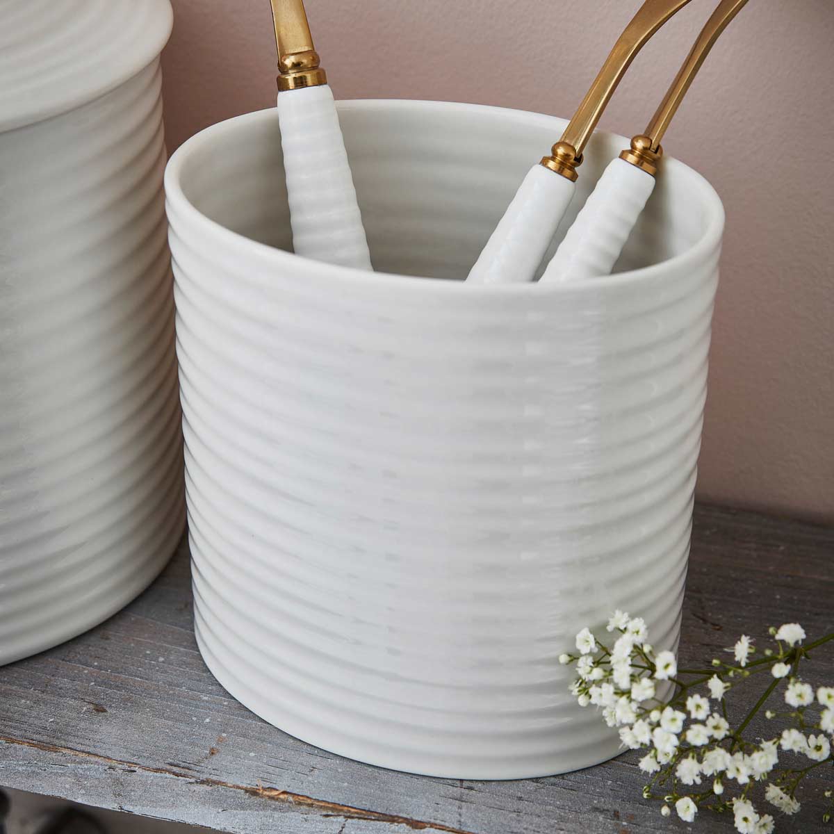 Sophie Conran for Portmeirion Large Oval Utensil Jar 19cm x 15cm Single