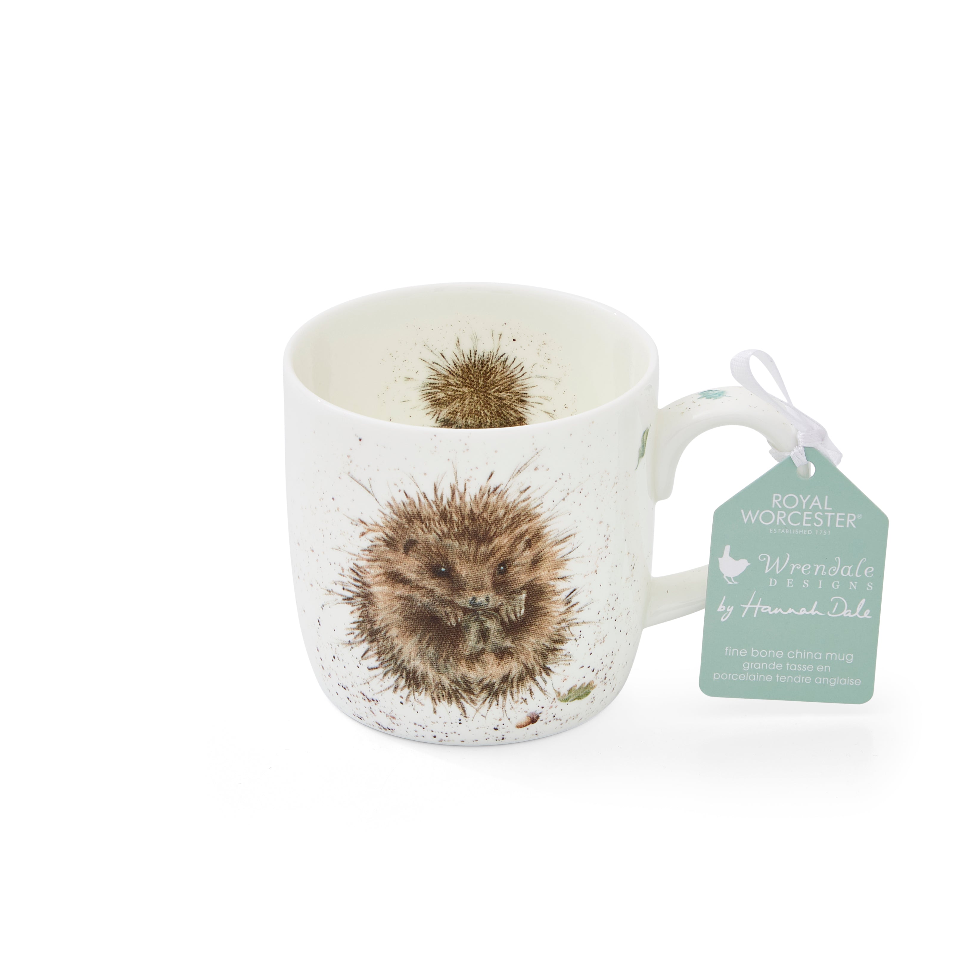 Royal Worcester Wrendale Designs Awakening (Hedgehog) 0.31L Set of 6