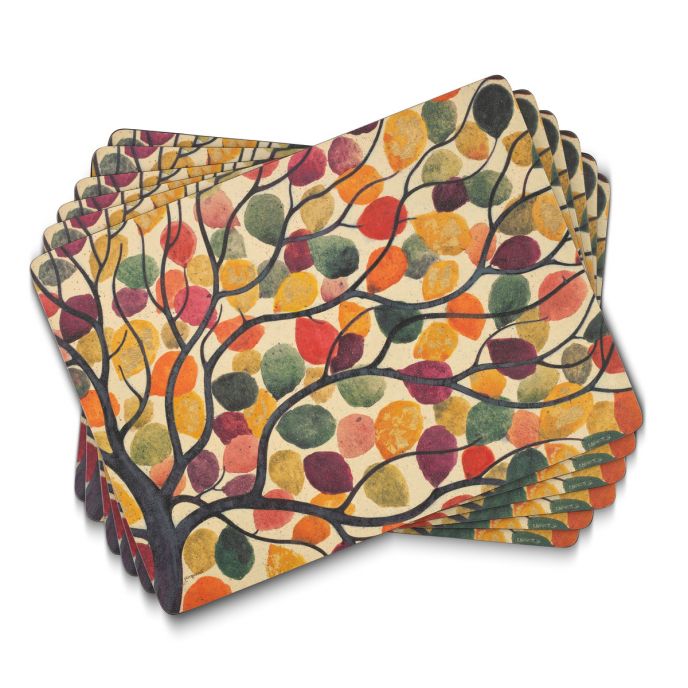 Dancing Branches Set of 6 Placemats