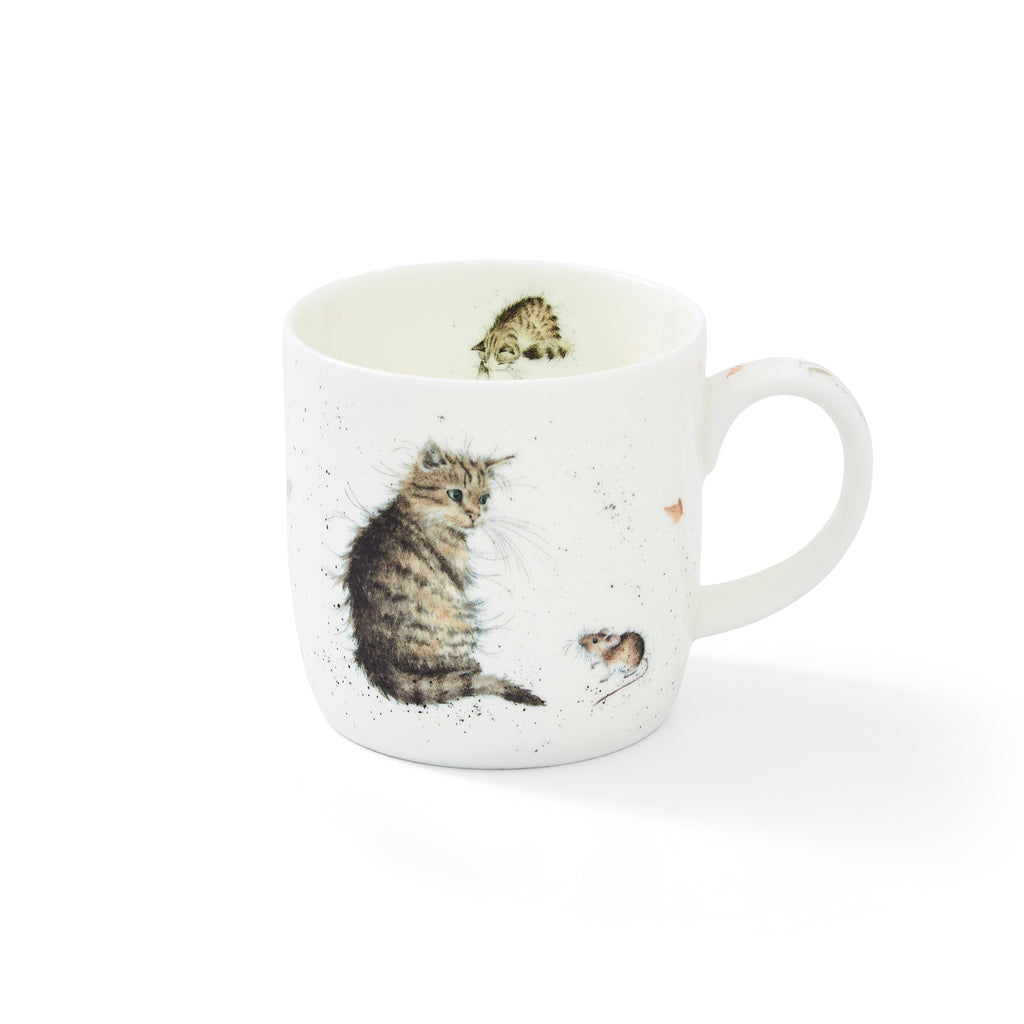 Royal Worcester Wrendale Designs Cat and Mouse (Cat) 0.31L Set of 6