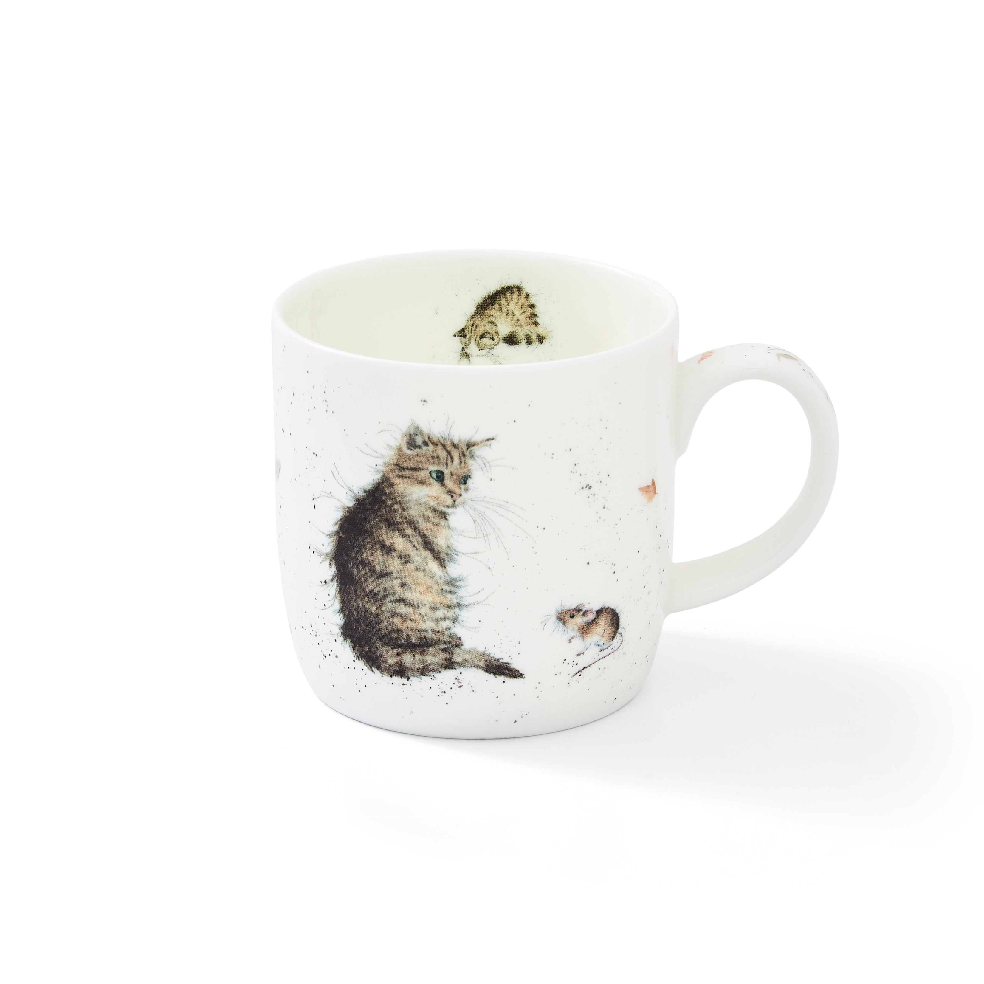 Royal Worcester Wrendale Designs Cat and Mouse (Cat) 0.31L Set of 6
