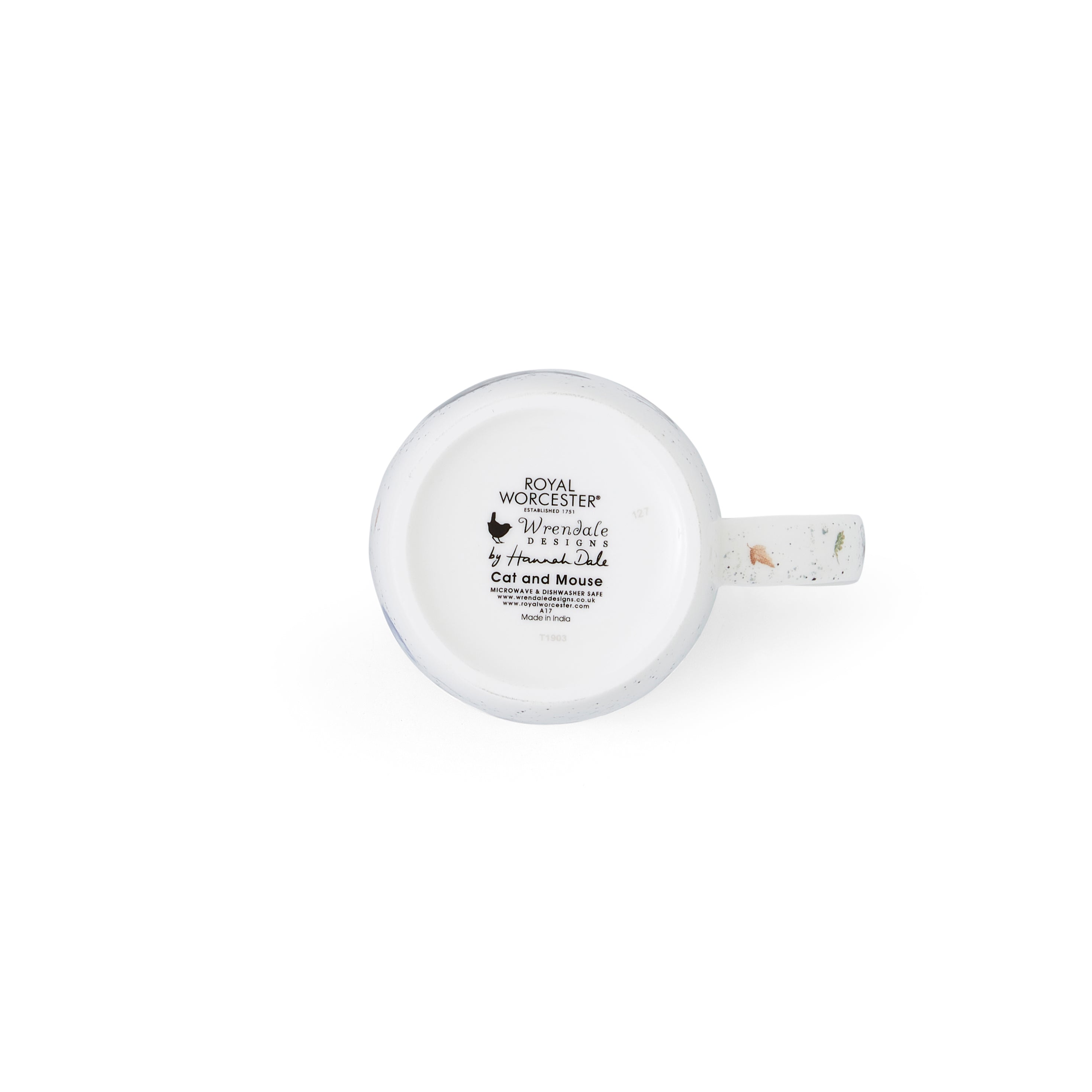 Royal Worcester Wrendale Designs Cat and Mouse (Cat) 0.31L Set of 6