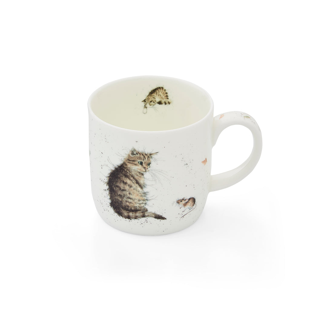Royal Worcester Wrendale Designs Cat and Mouse (Cat) 0.31L Set of 6