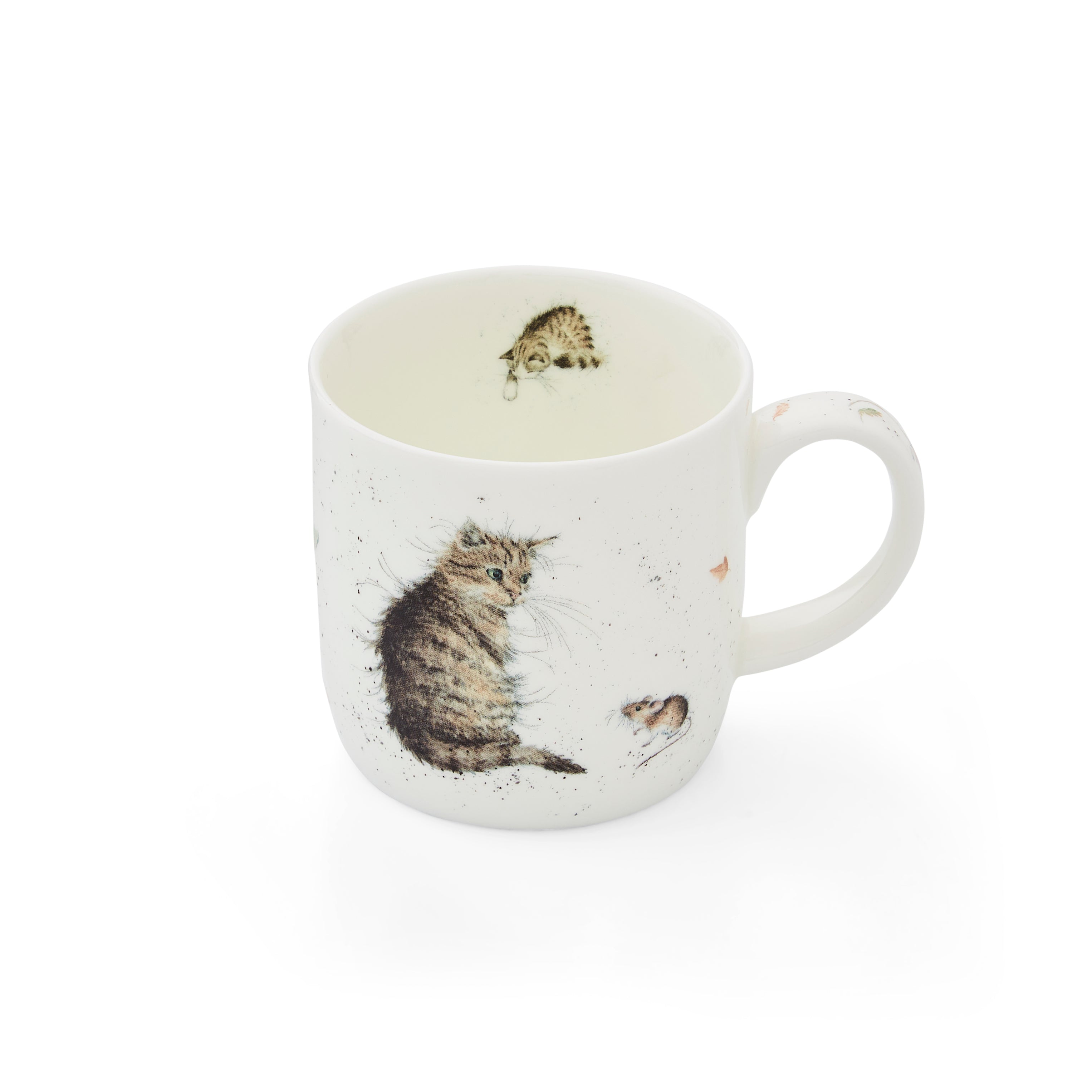 Royal Worcester Wrendale Designs Cat and Mouse (Cat) 0.31L Set of 6