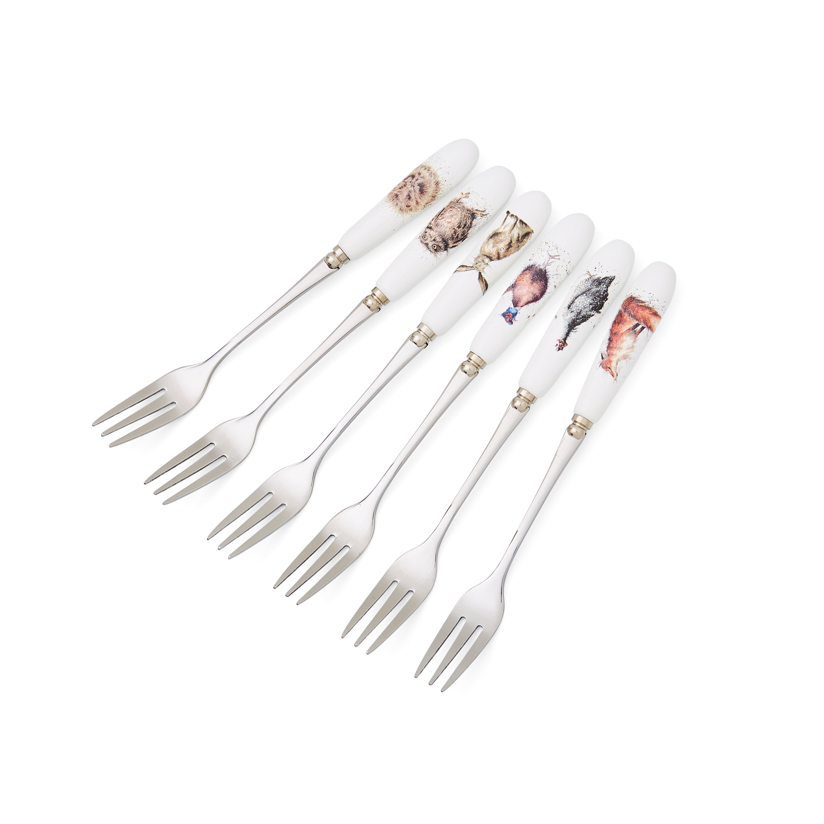Wrendale Designs Pastry Forks - Set of 6 15cm Boxed Set