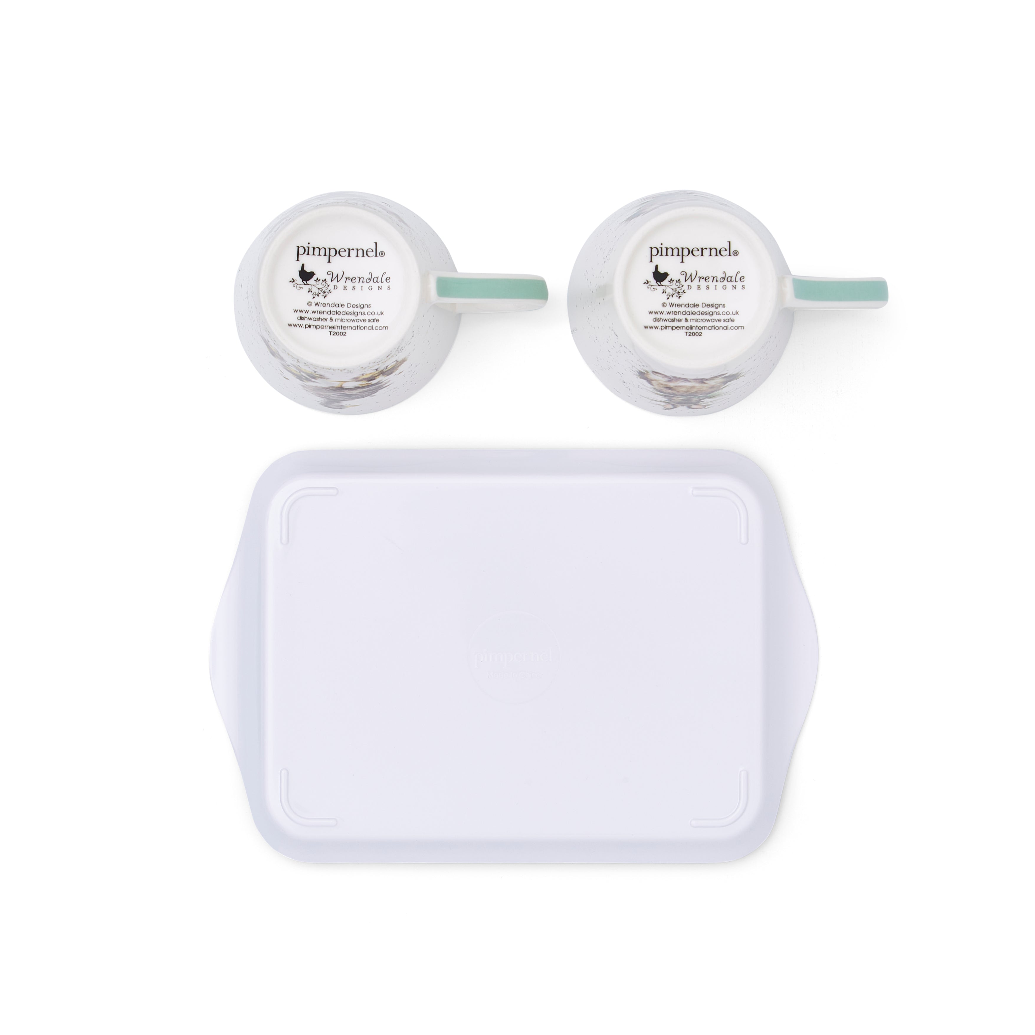 Wrendale Designs Mug & Tray Set Mug 0.18L 
Tray 21 x 14cm Single
