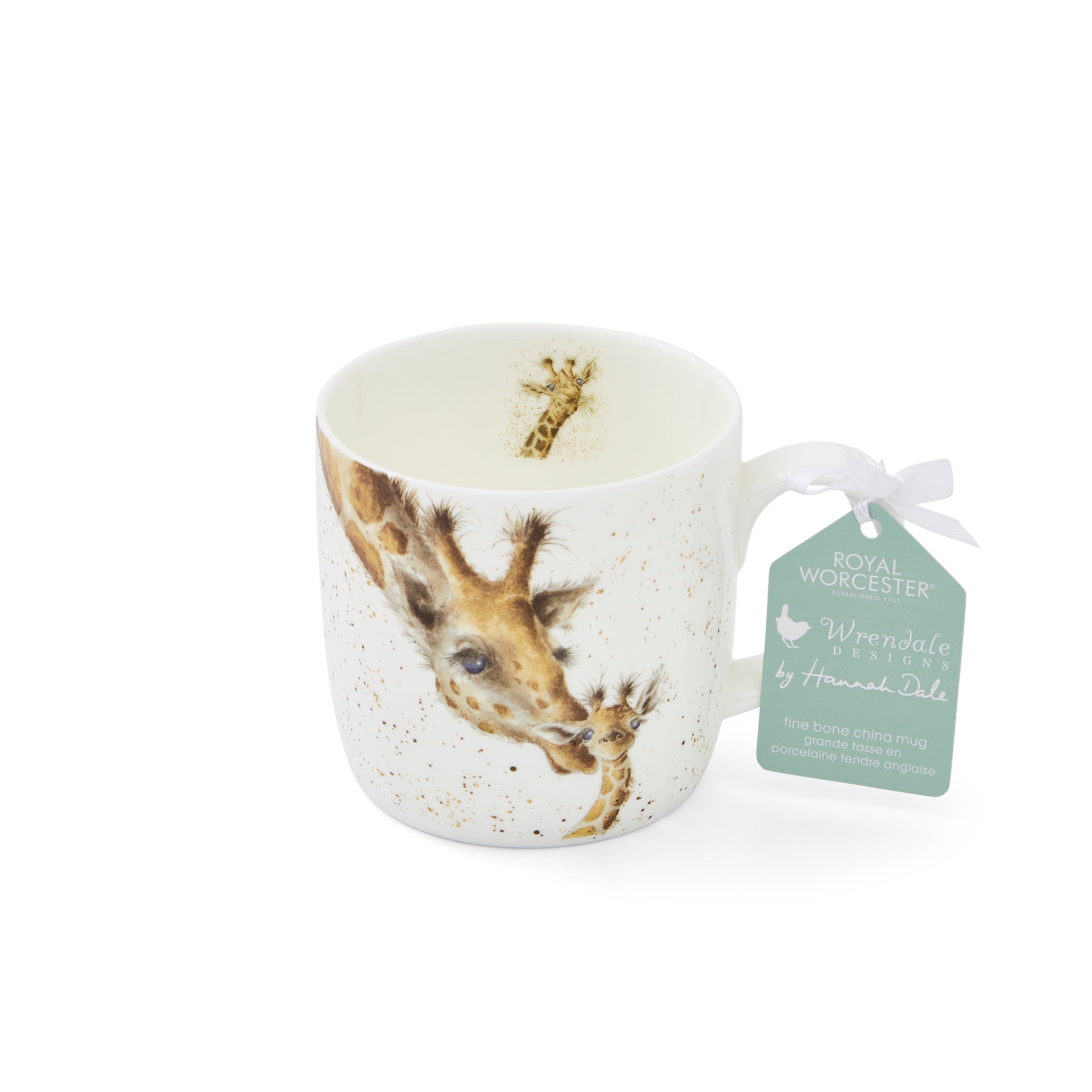 Royal Worcester Wrendale Designs First Kiss (Giraffe) 0.31L Set of 6