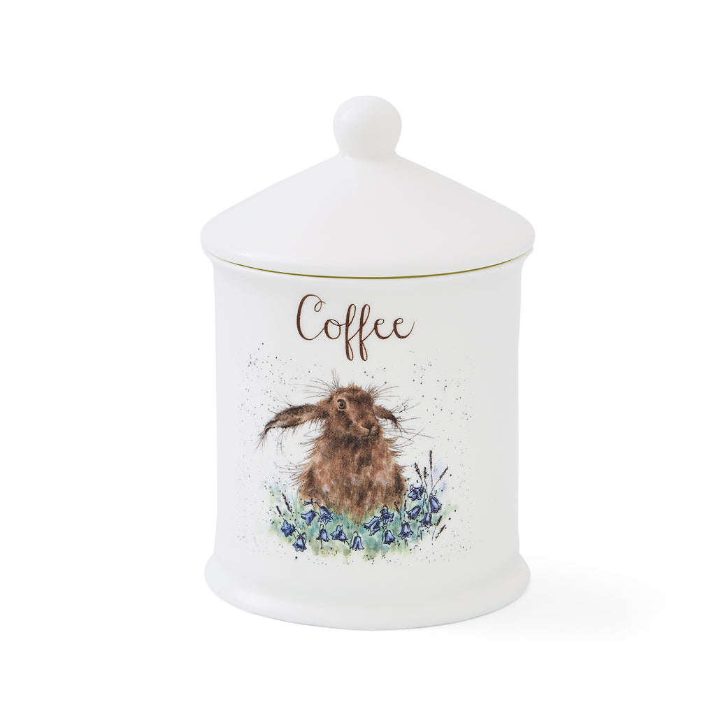 Wrendale Designs Coffee Canister (Hare) 10cm Dia
14.5cm H Single