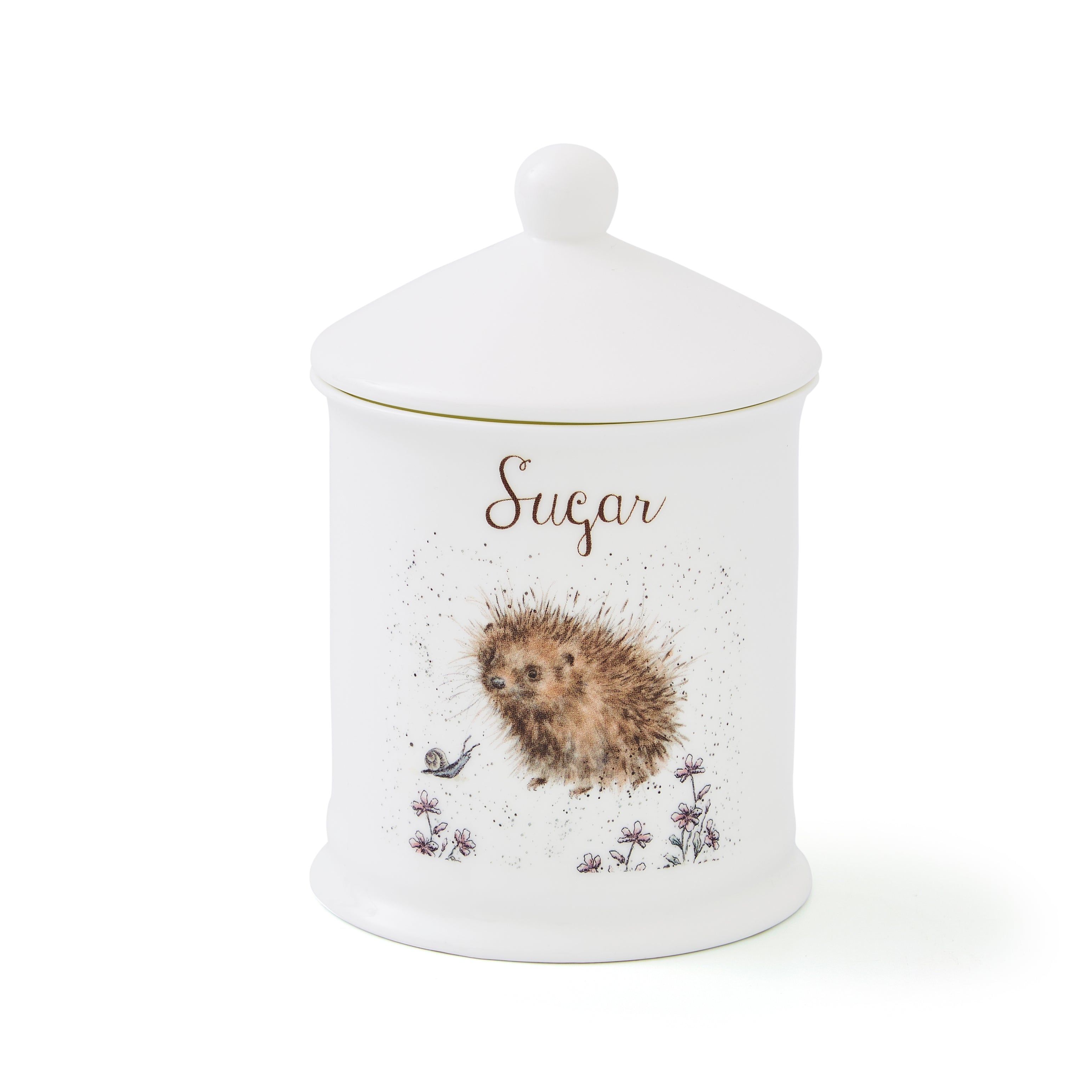 Wrendale Designs Sugar Canister (Hedgehog) 10cm Dia
14.5cm H Single