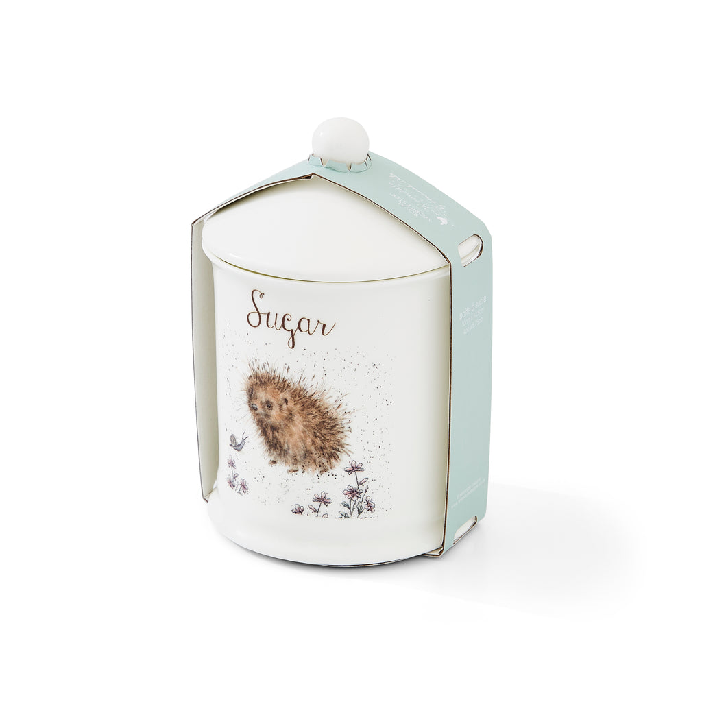 Wrendale Designs Sugar Canister (Hedgehog) 10cm Dia
14.5cm H Single