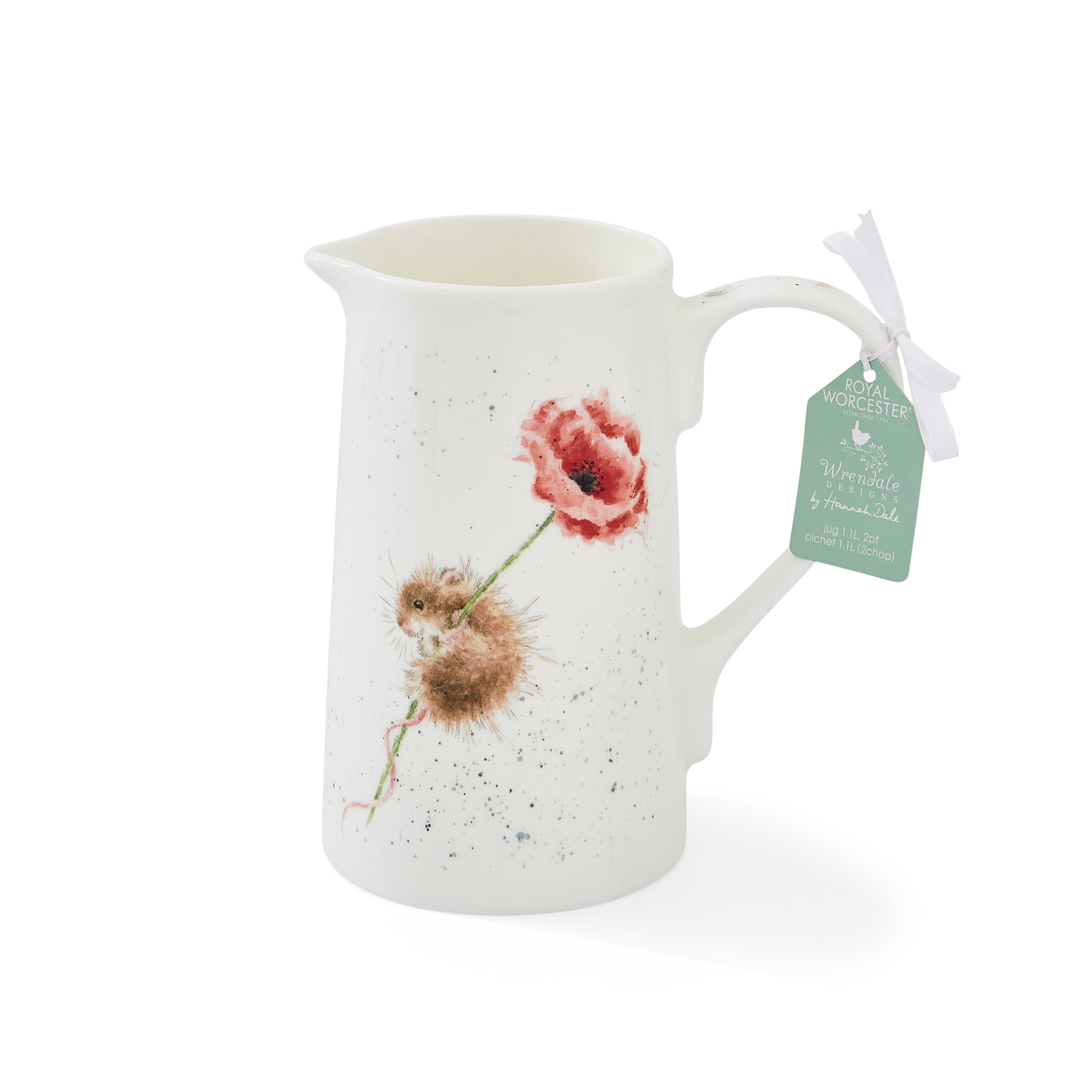 Wrendale Designs 2pt Jug (Mouse) 1.13L Single