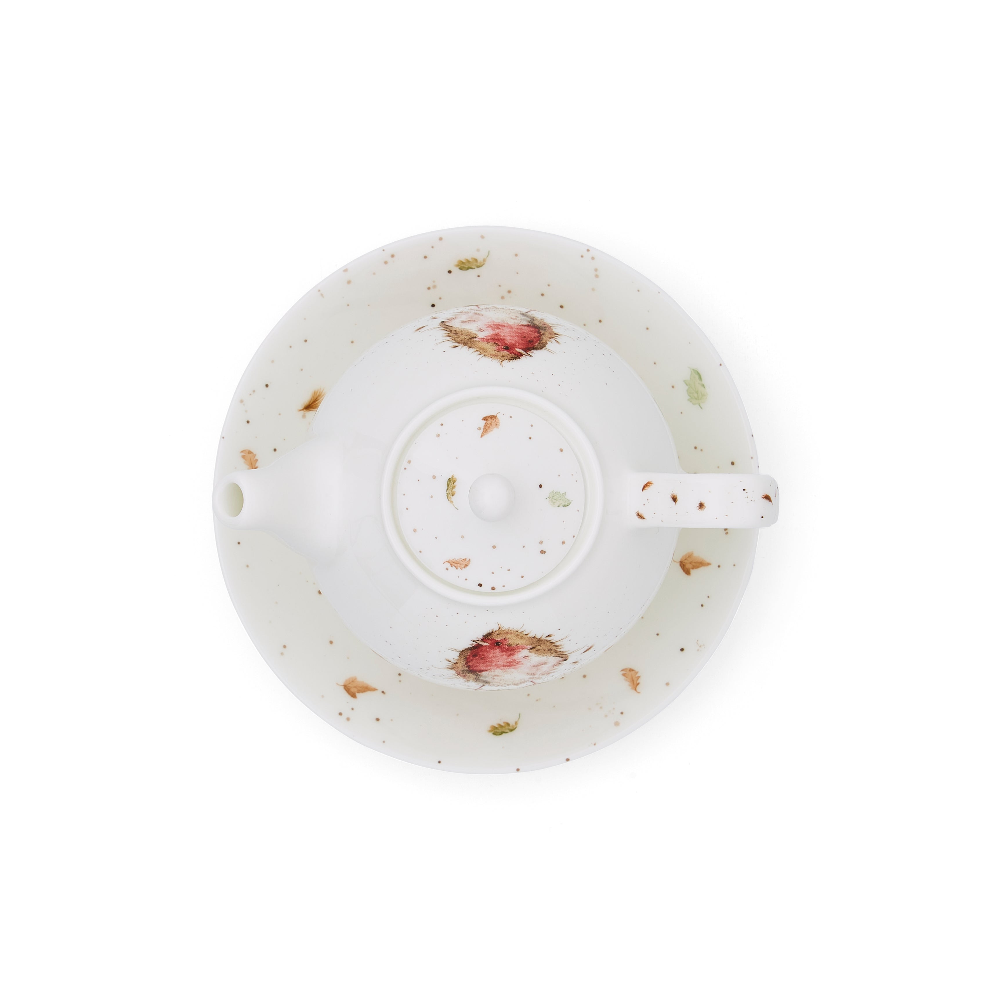 Wrendale Designs Tea For One with Saucer (Robins) 0.30L Boxed Set