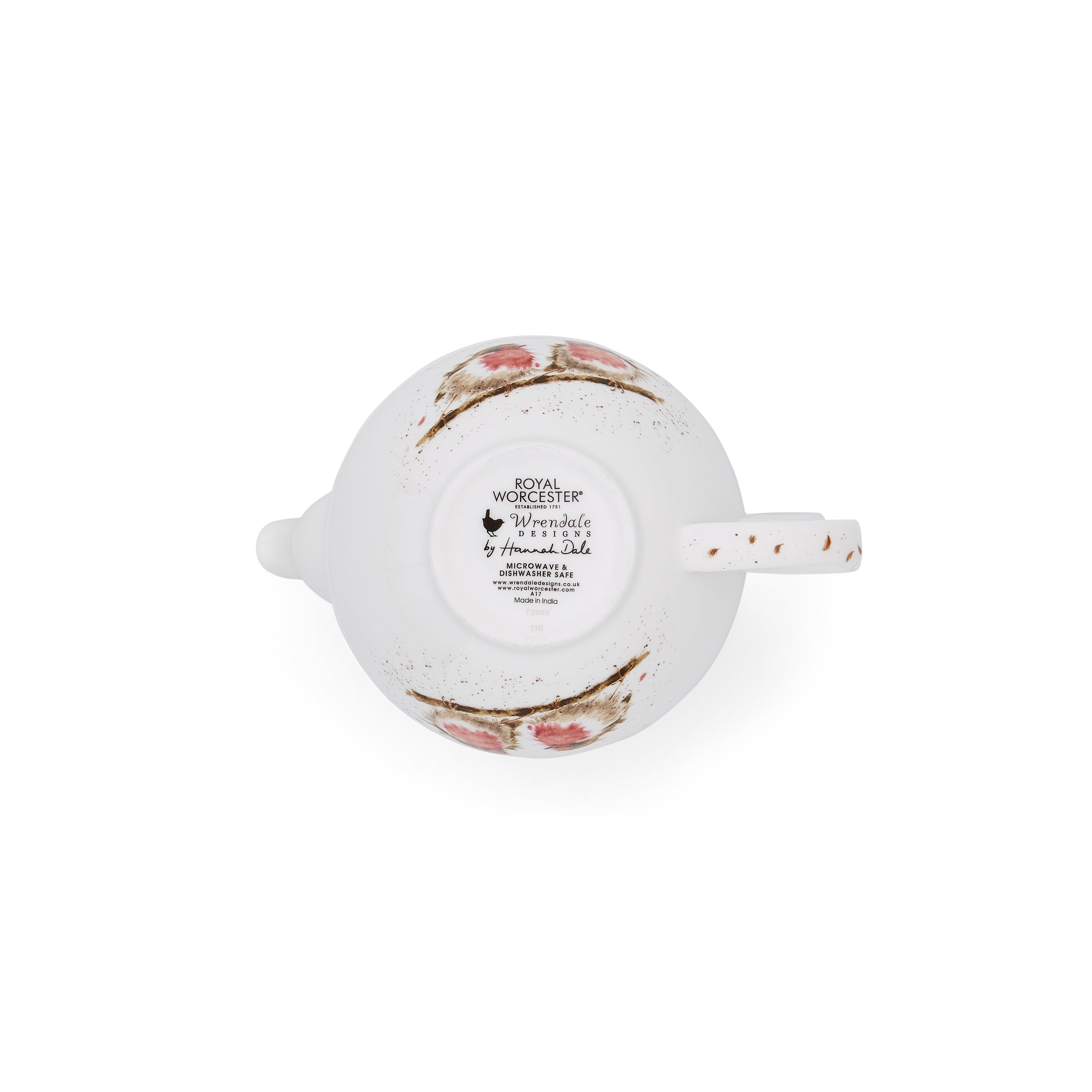 Wrendale Designs Tea For One with Saucer (Robins) 0.30L Boxed Set