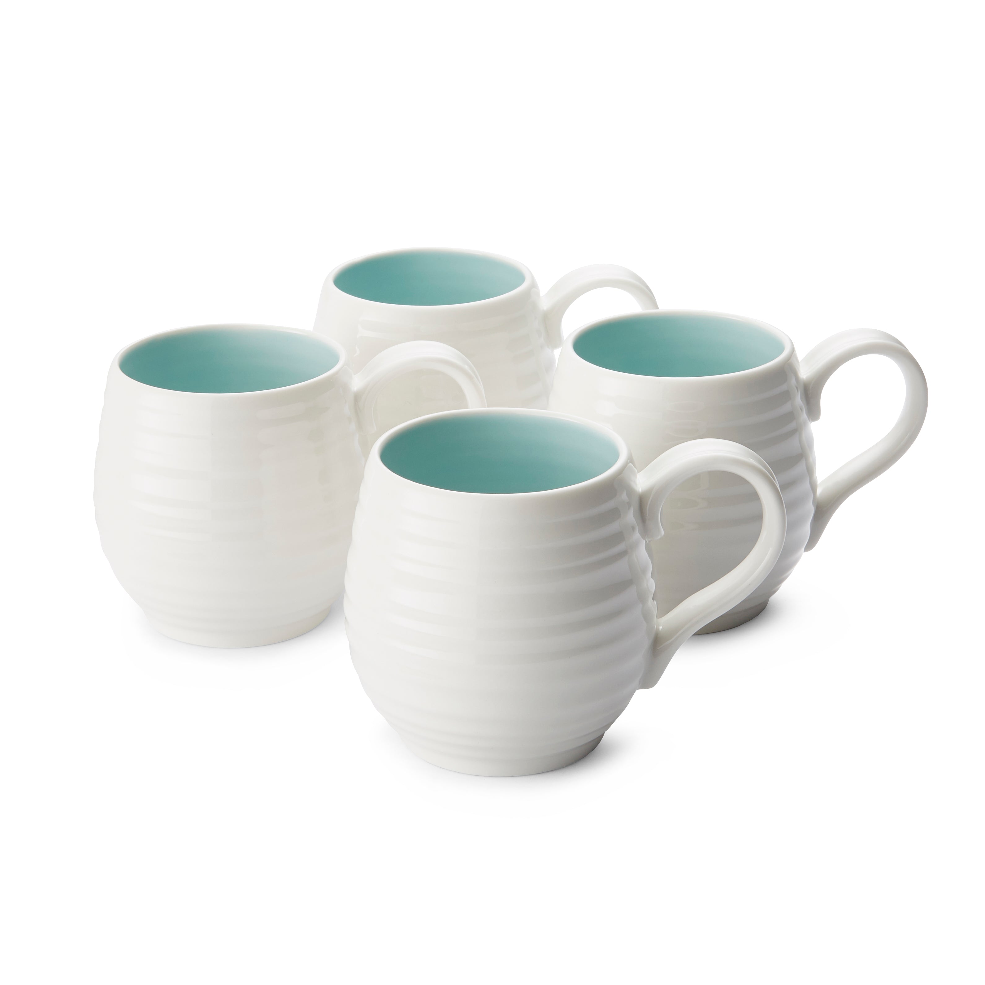 Sophie Conran for Portmeirion Honey Pot - Celadon 0.31L Set of 4
