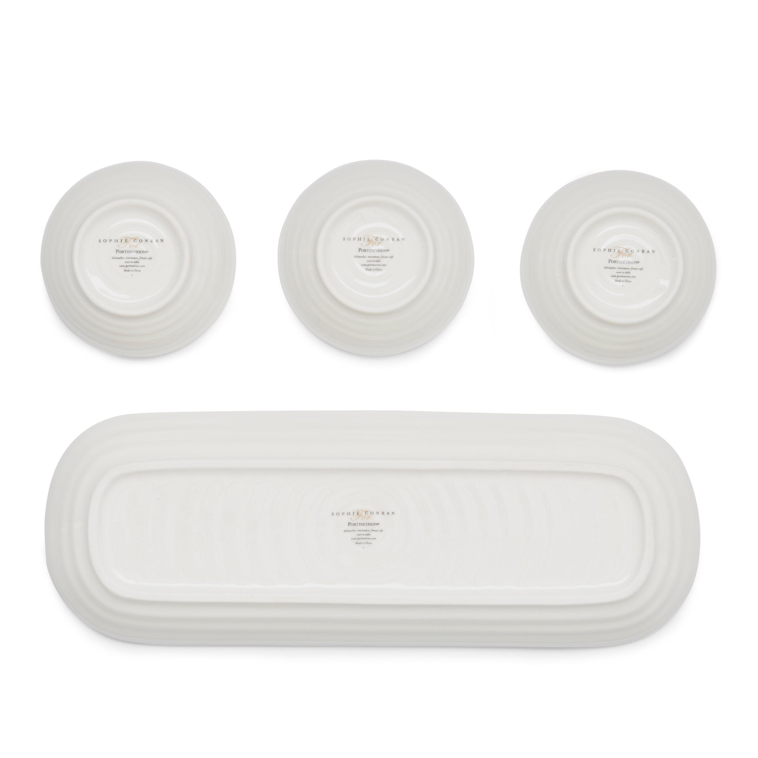 Sophie Conran for Portmeirion 3 Bowl & Tray Set Tray 27.5cm x 10cm
Bowl 8cm Boxed Set