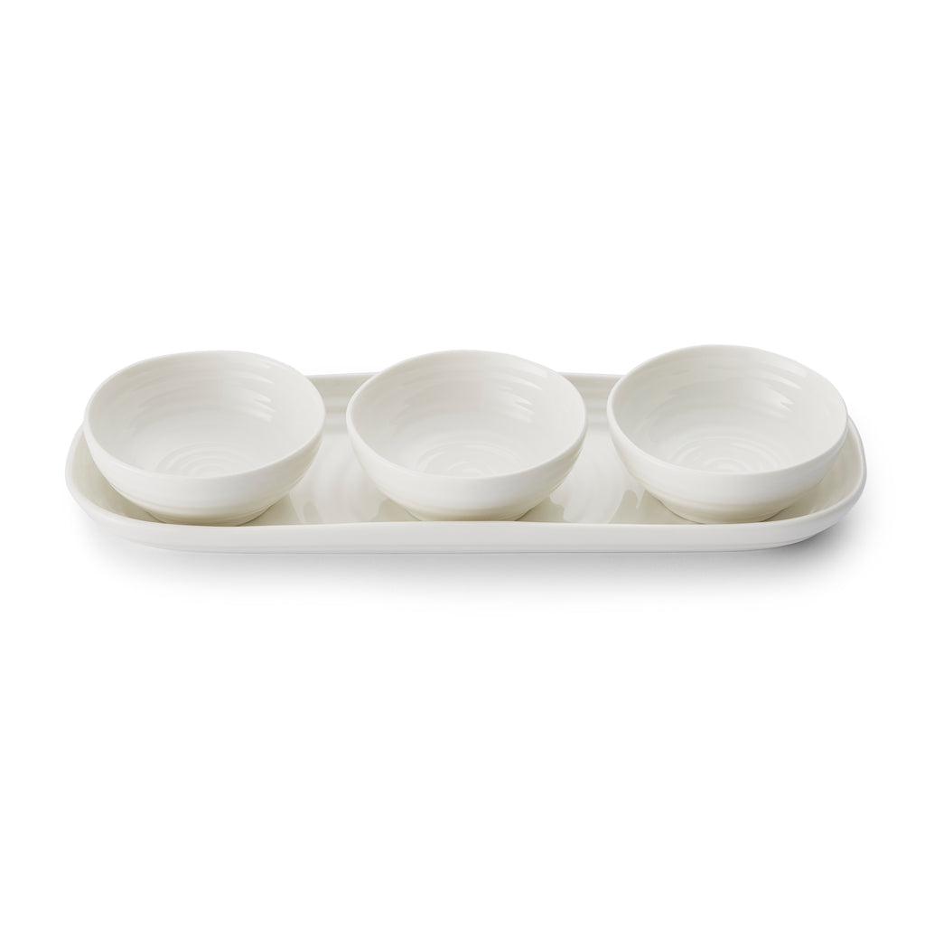 Sophie Conran for Portmeirion 3 Bowl & Tray Set Tray 27.5cm x 10cm
Bowl 8cm Boxed Set
